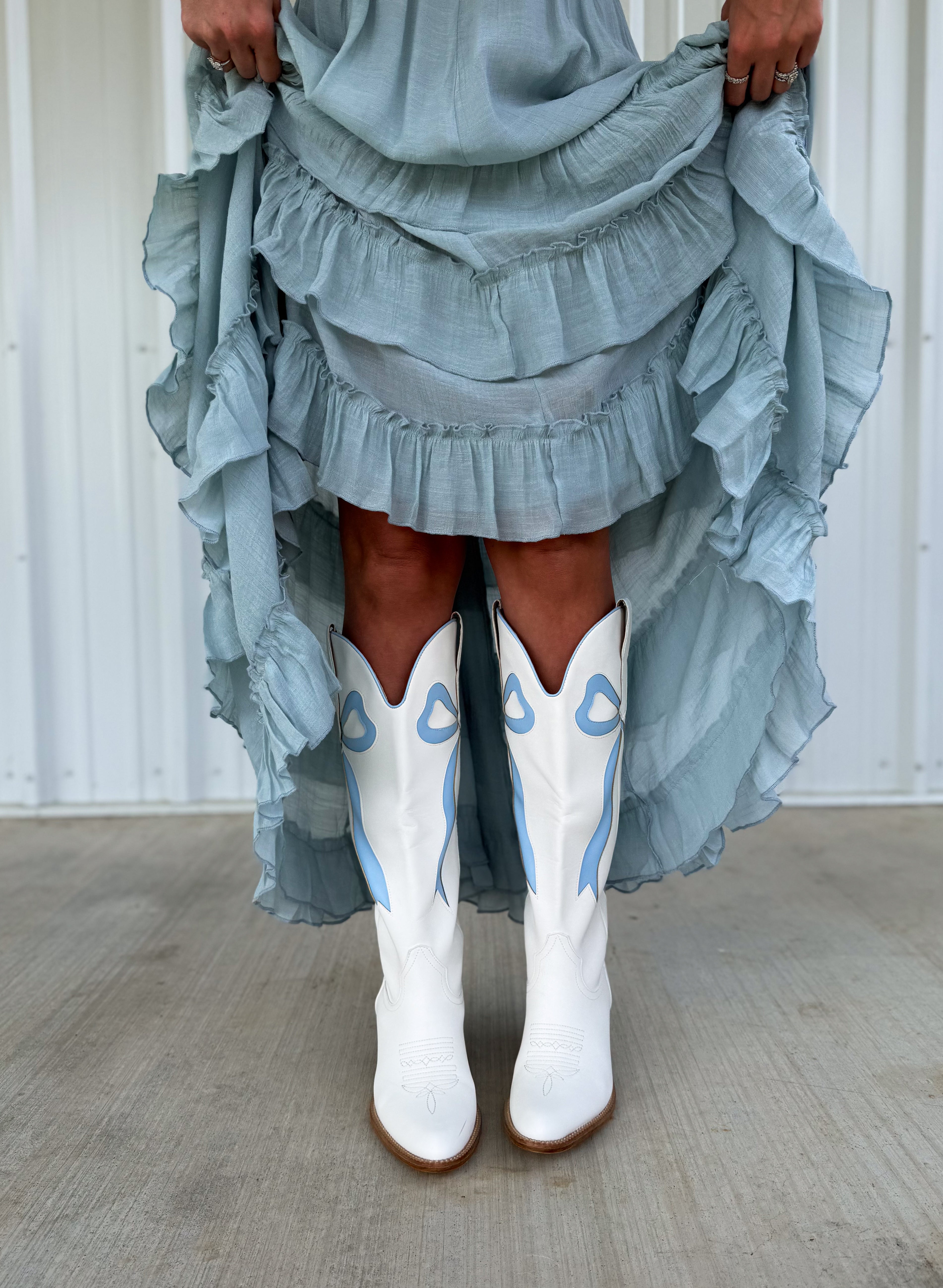 Baby’s Blue Bow Boots