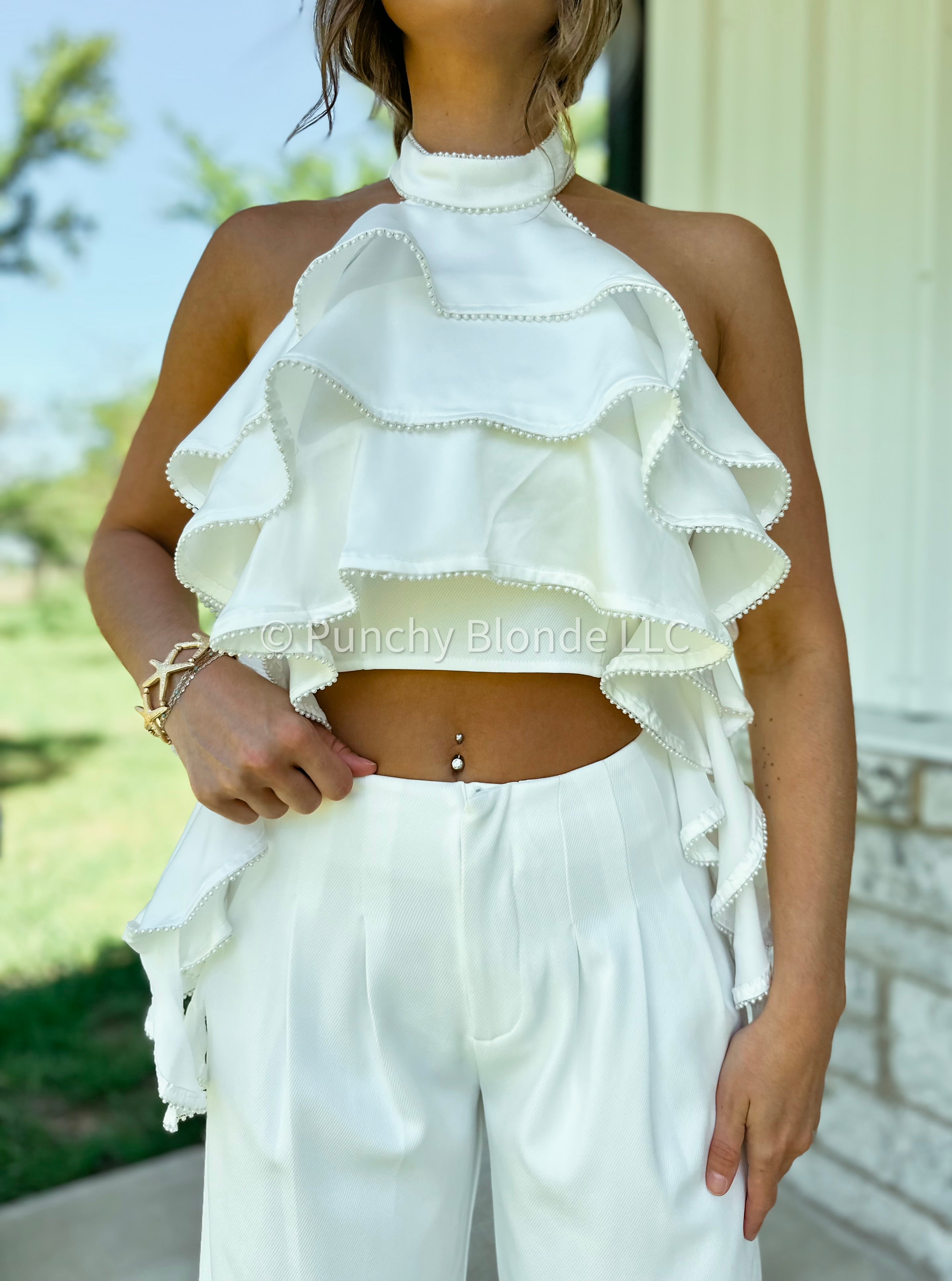 Sea Of Pearls Two Piece Set