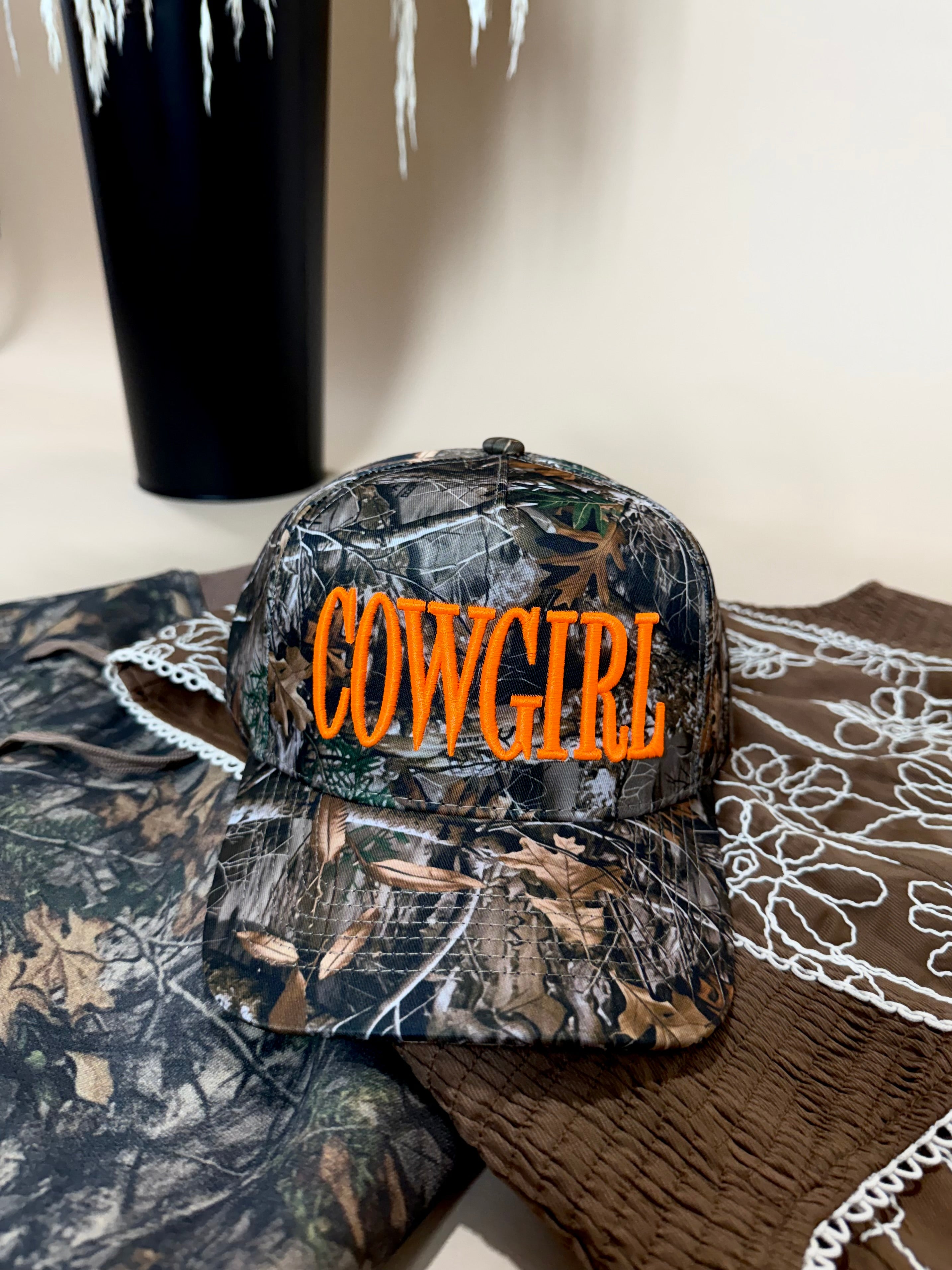 Cowgirl Camo Trucker Hat