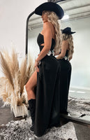 Dark Fantasy Slit Jumpsuit