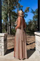 Rosé Sippin’ Sequin Dress