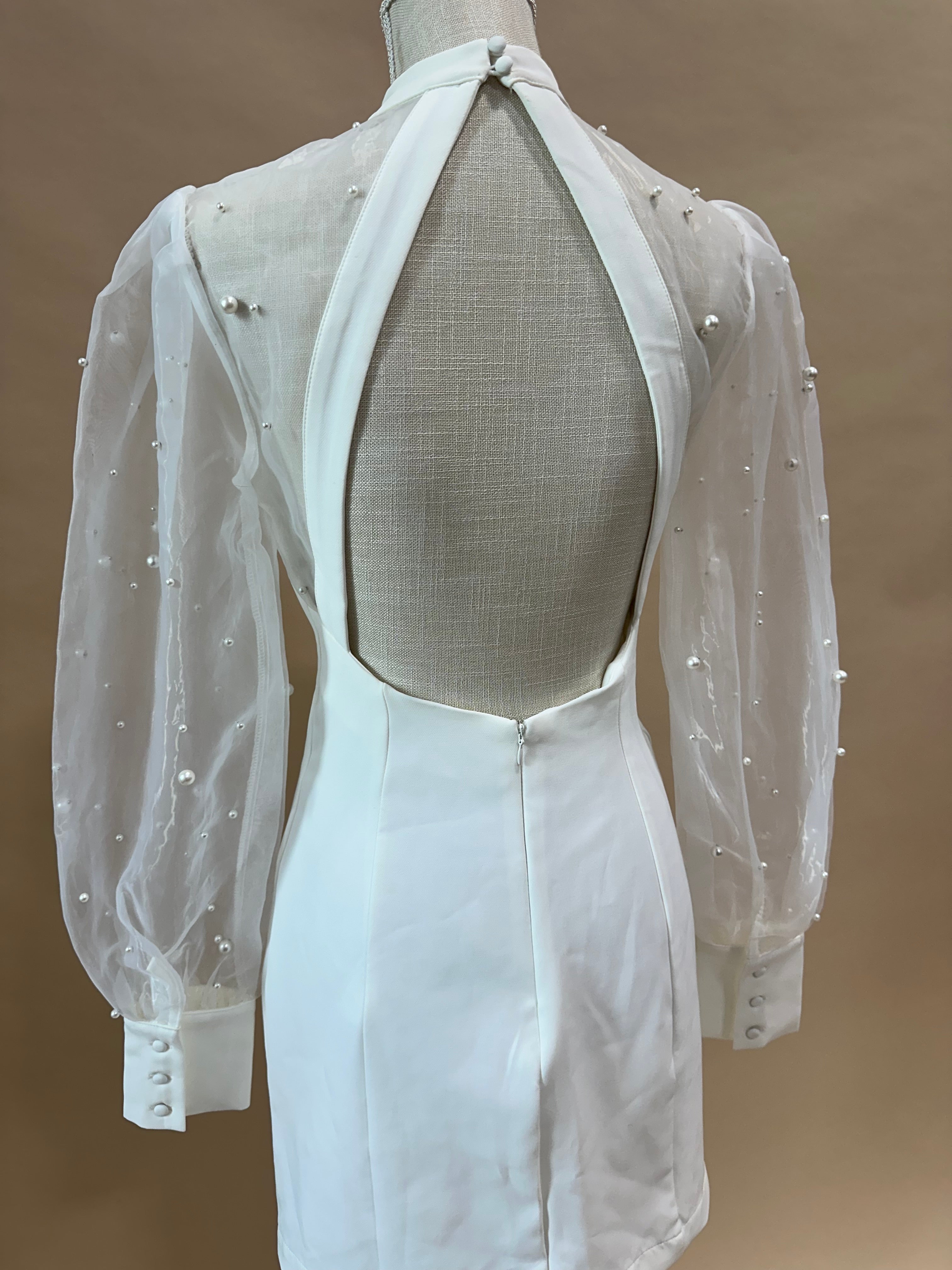 SALE Small Pearl Mini Dress