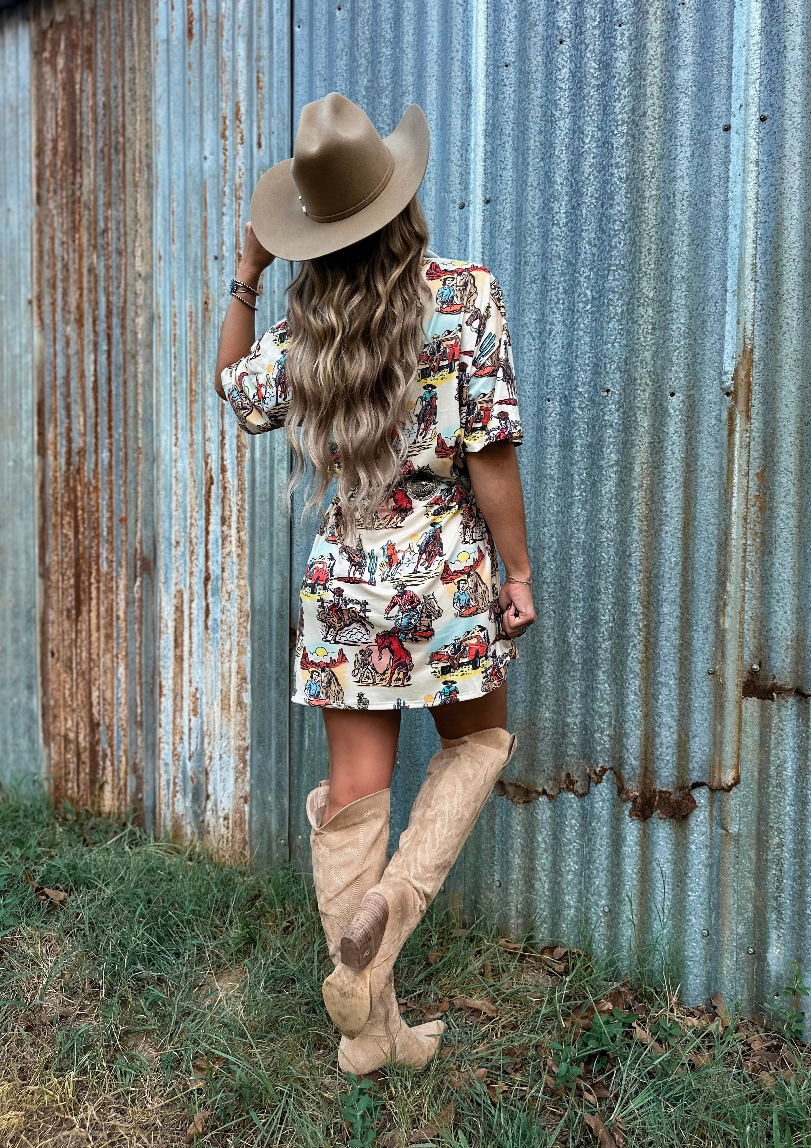 Vintage Rodeo T-Shirt Dress