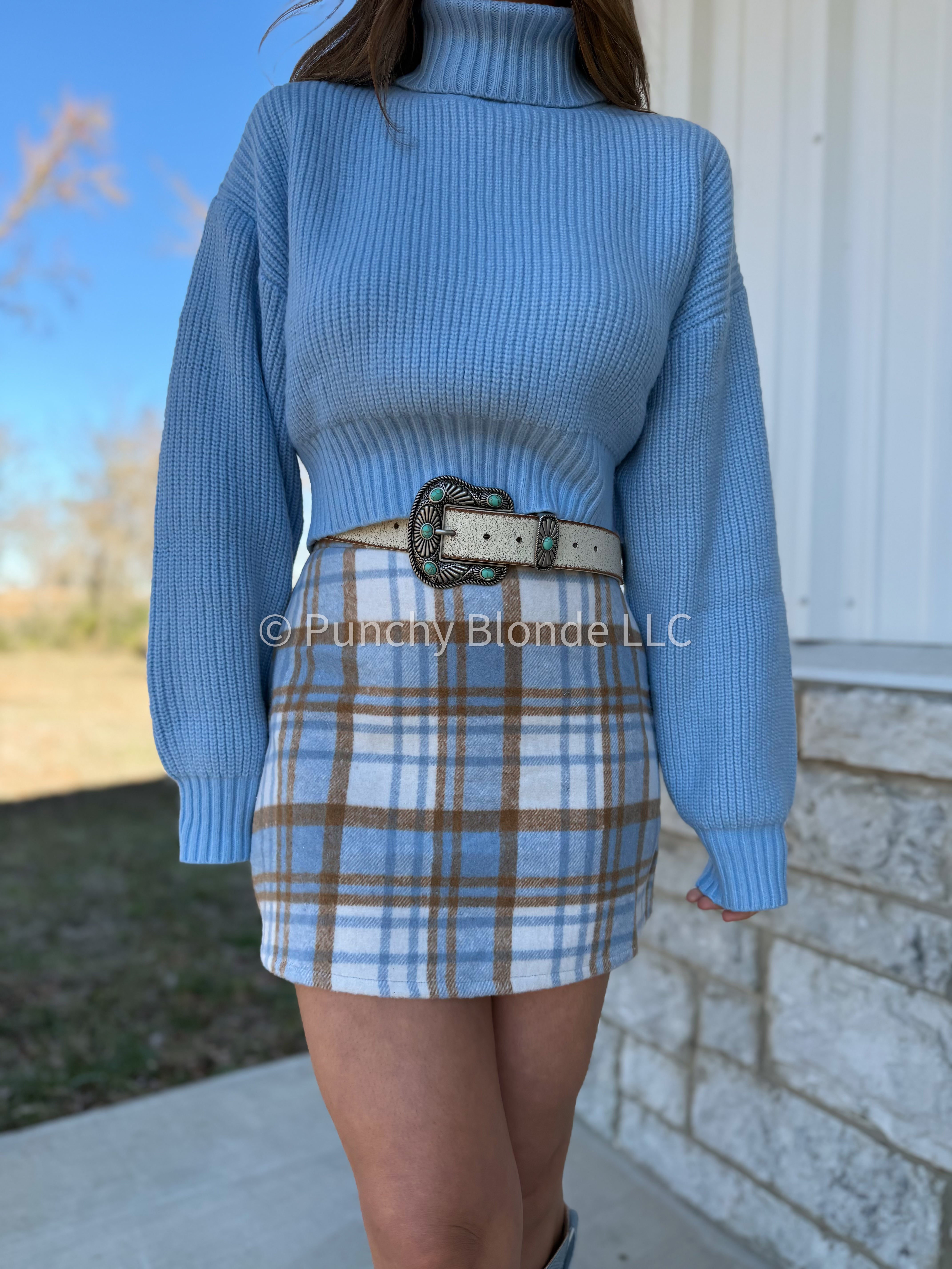 Cabin Check Skirt