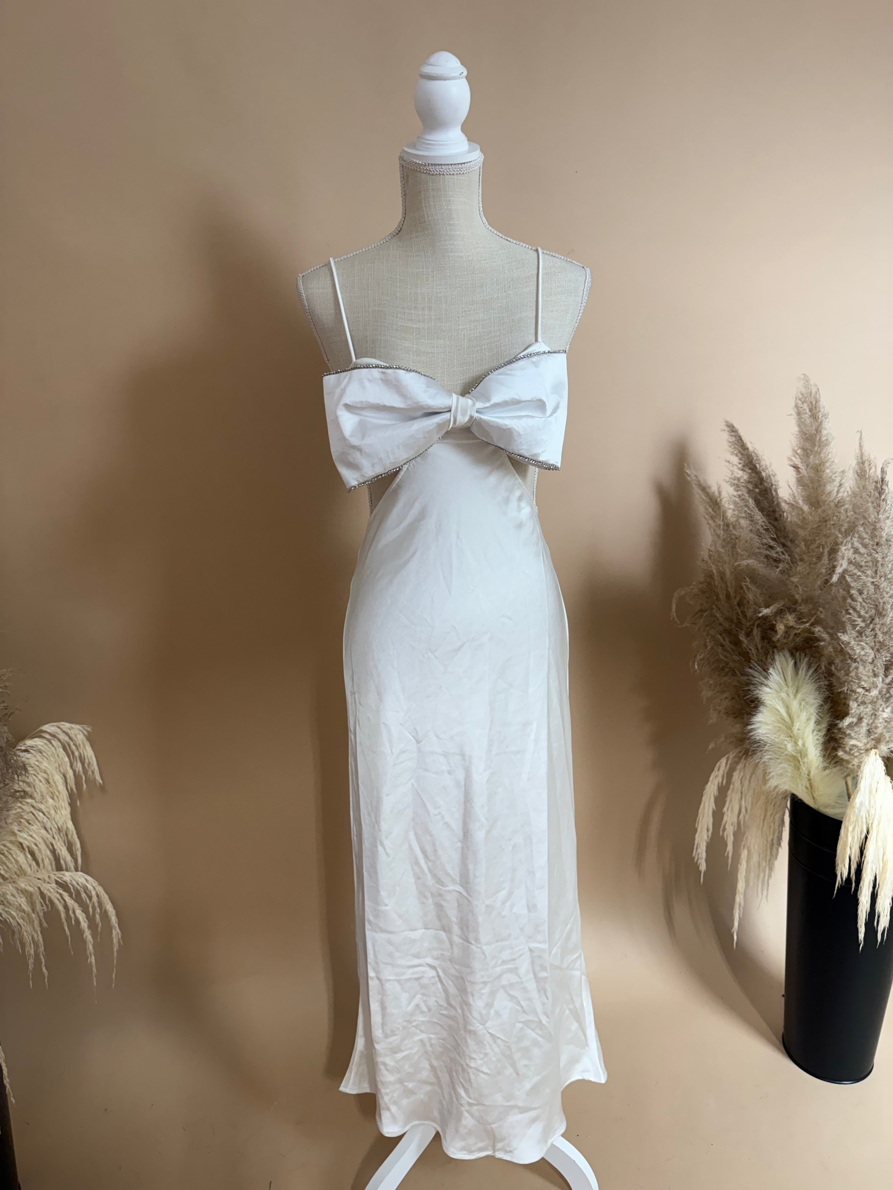 SALE XS I Do Bow Dress