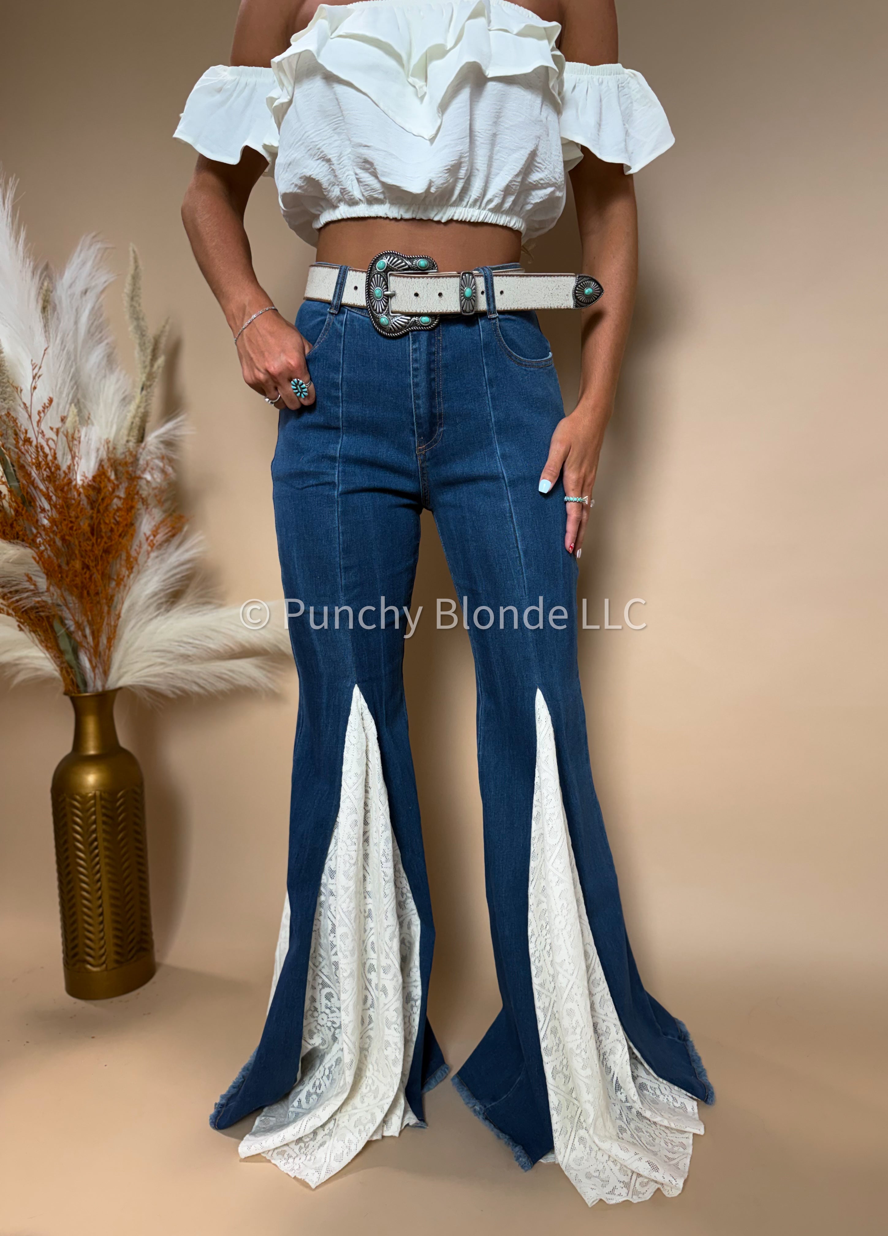 Southern Lace Bell Bottoms
