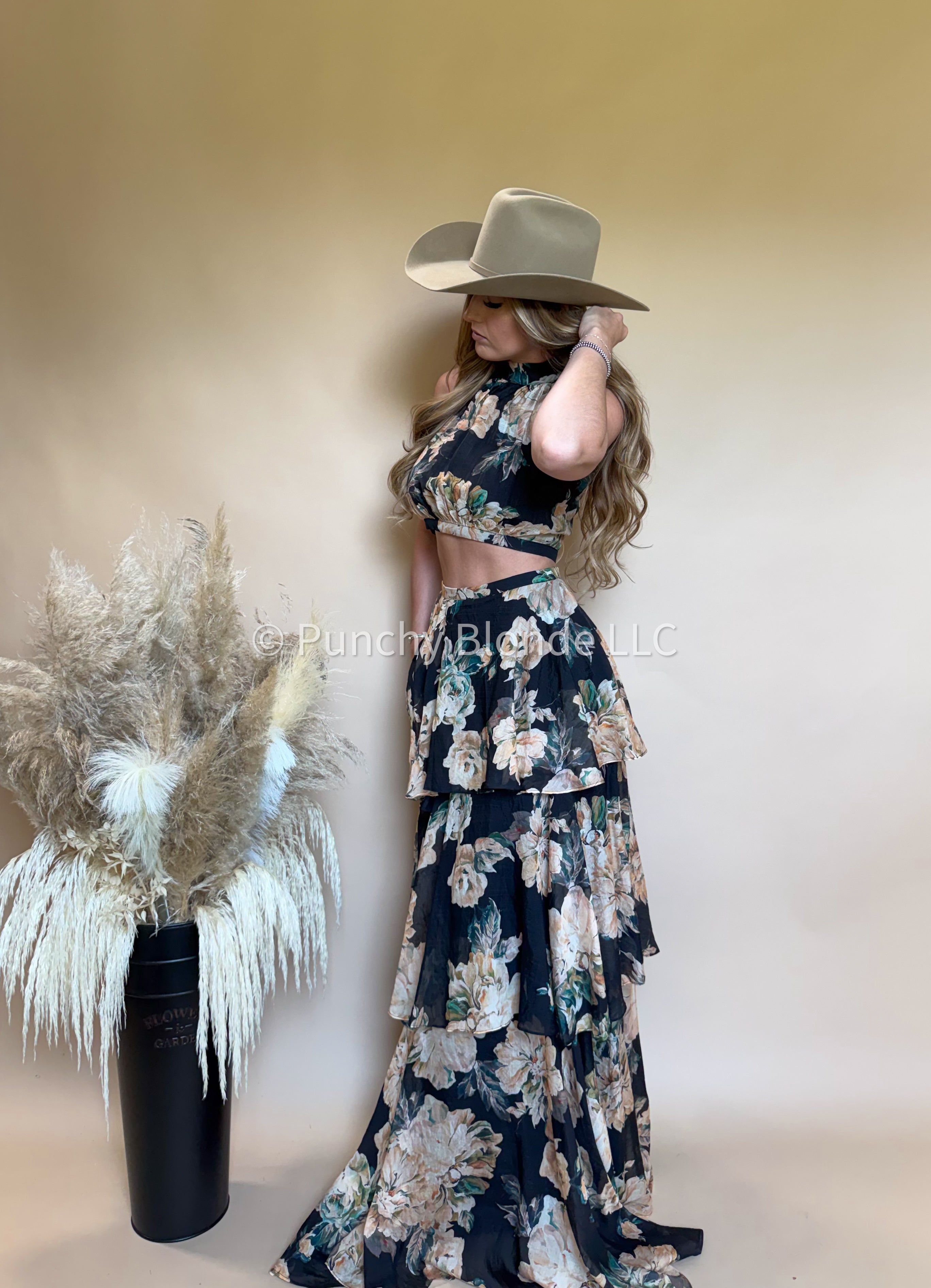 Black Dahlia Two Piece Set