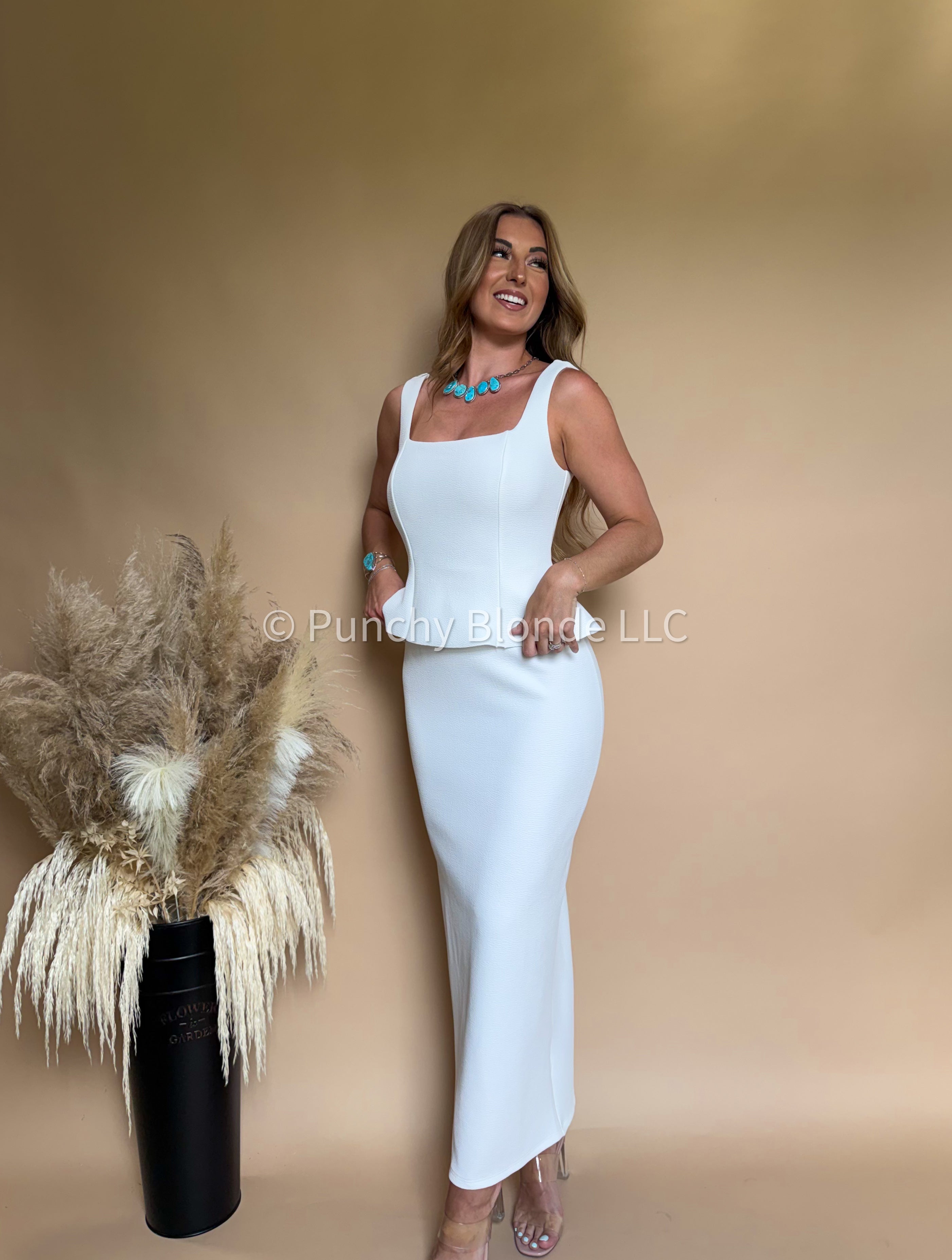 Margot Silhouette Midi Dress