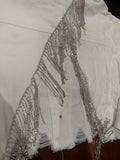 FINAL SALE Medium 1 Rhinestone Cowgirl Fringe Jacket
