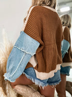 Daisy Duke Two Tone Sweater