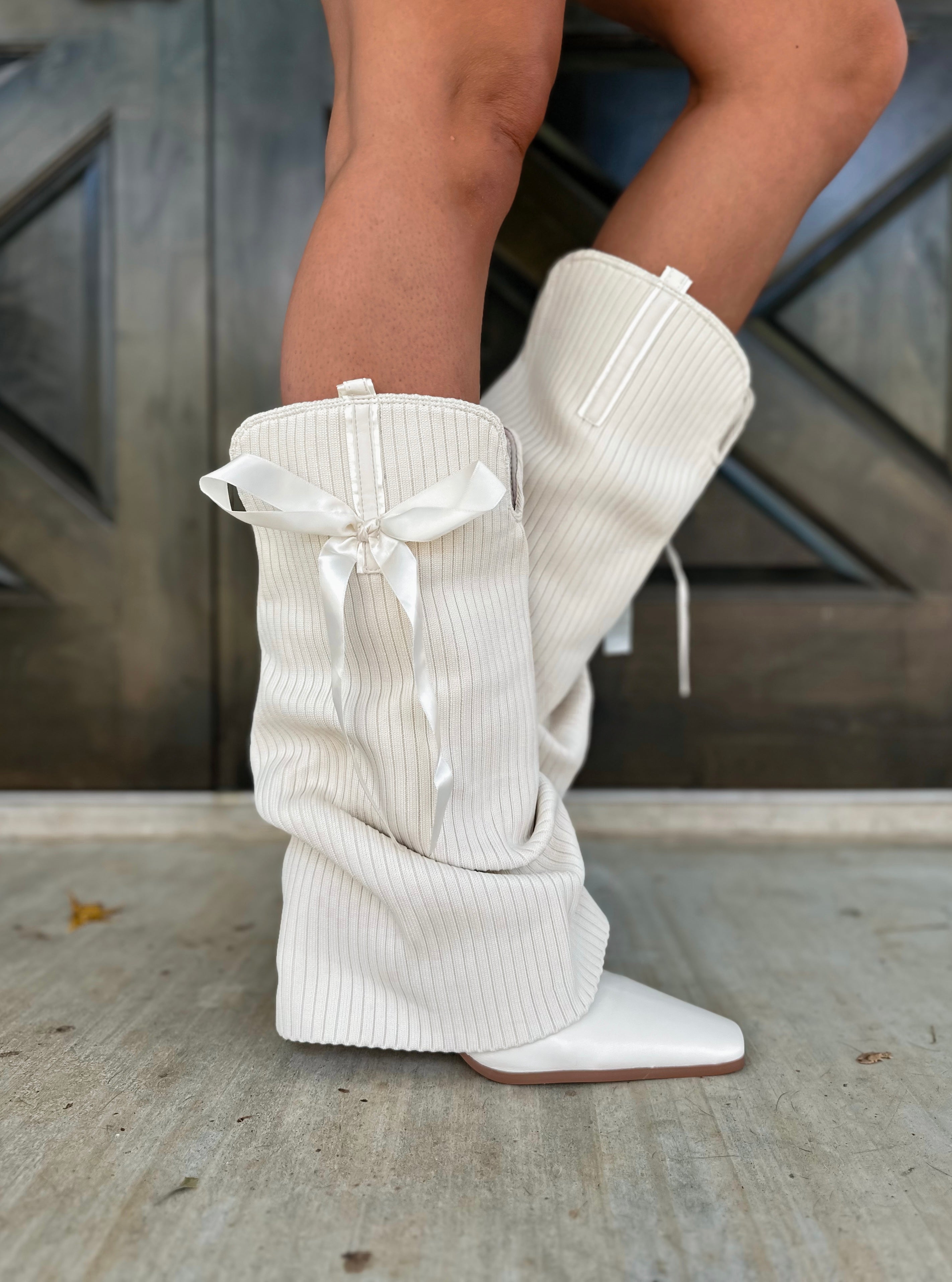 Sweet Fall Boots With Bows