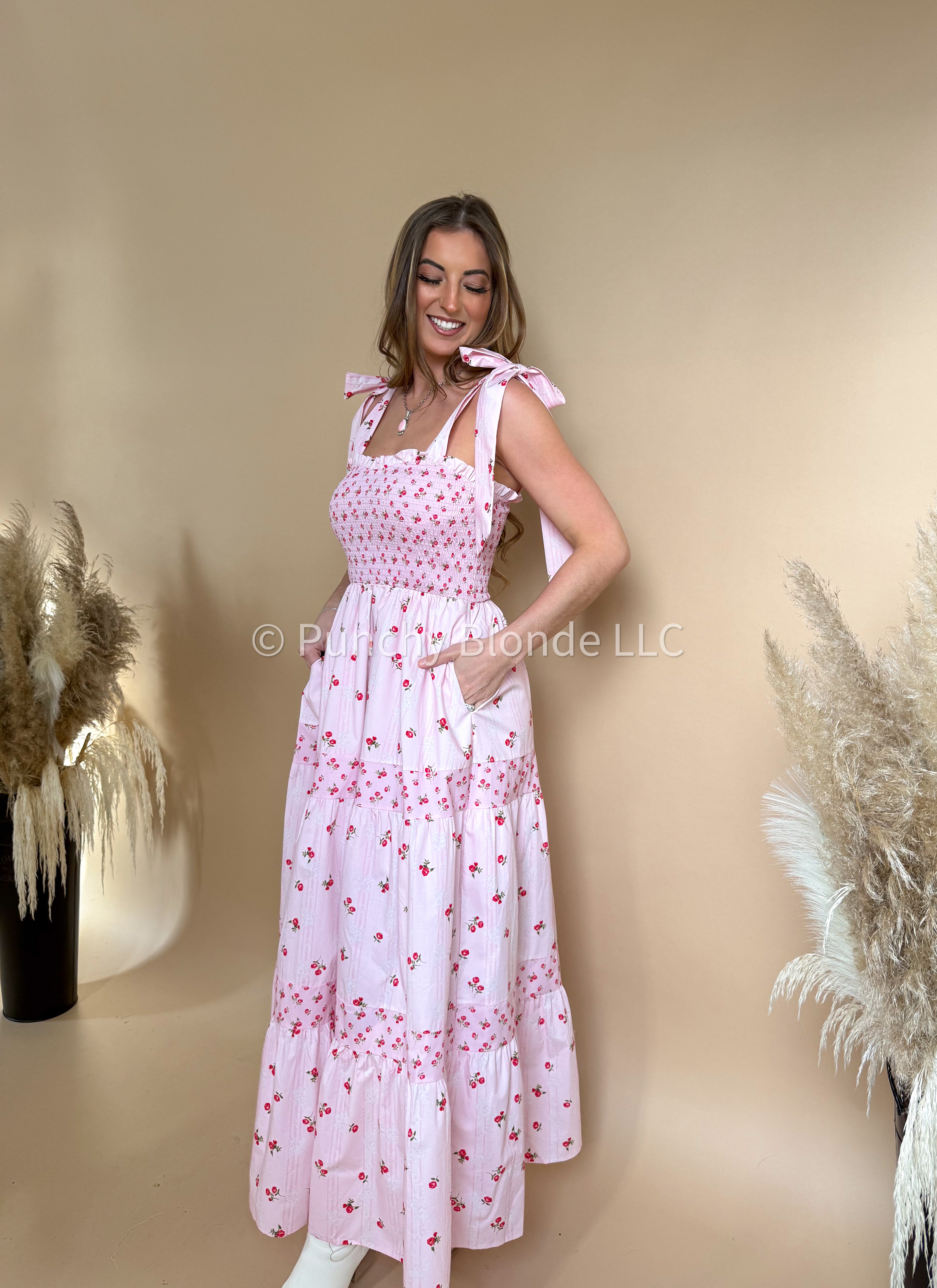 Strawberry Shortcake Maxi Dress