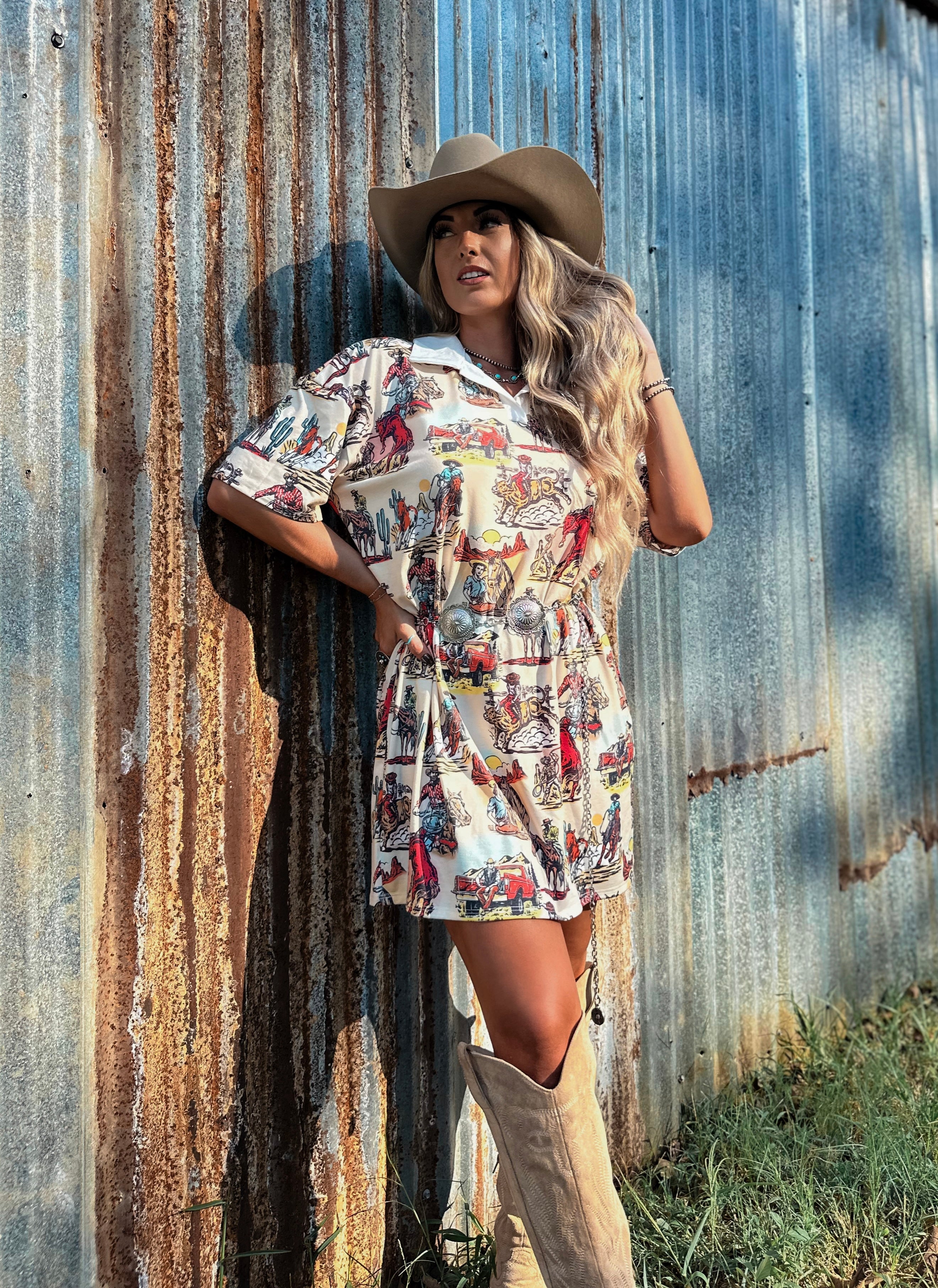 Vintage Rodeo T-Shirt Dress