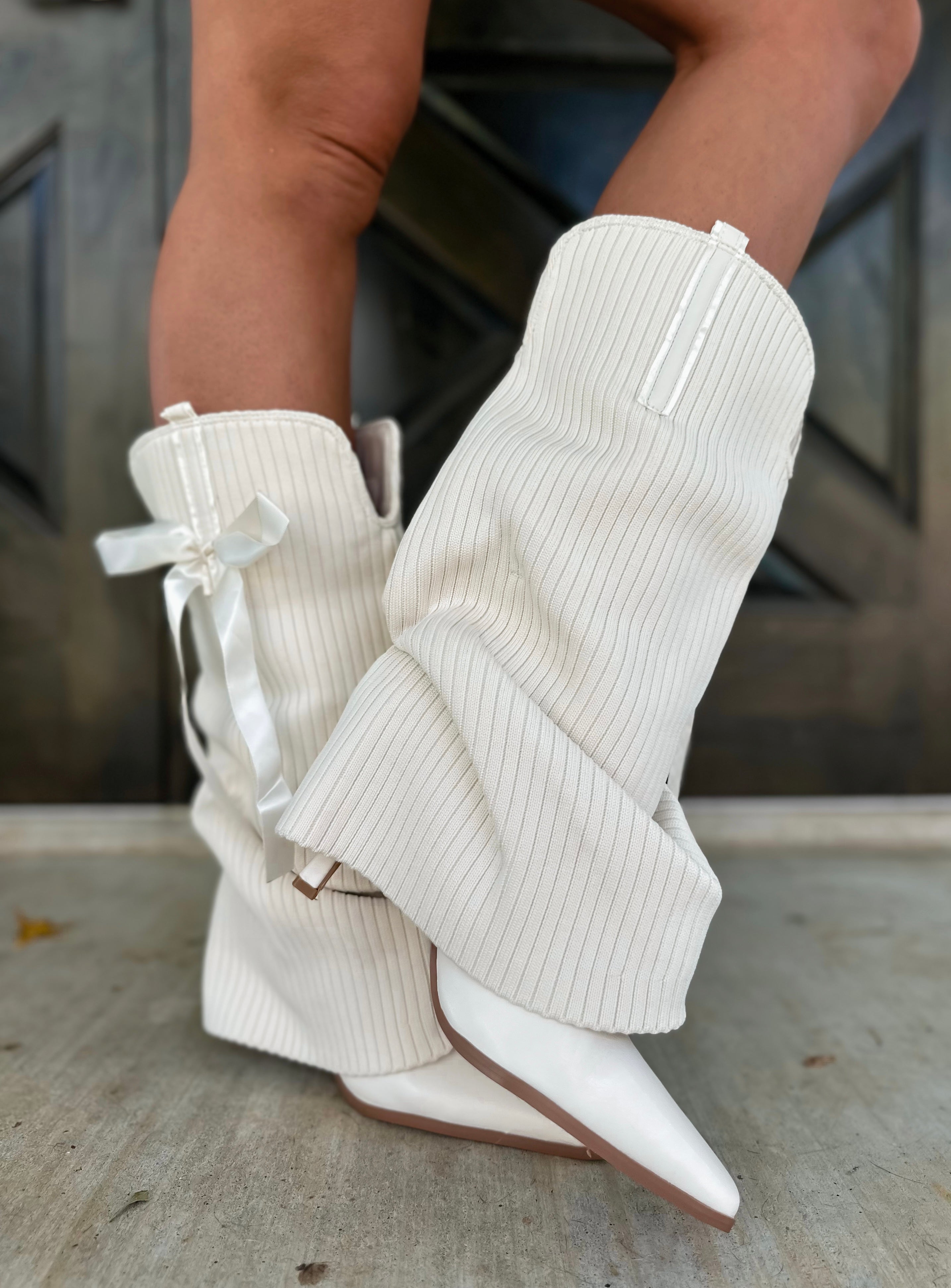 Sweet Fall Boots With Bows