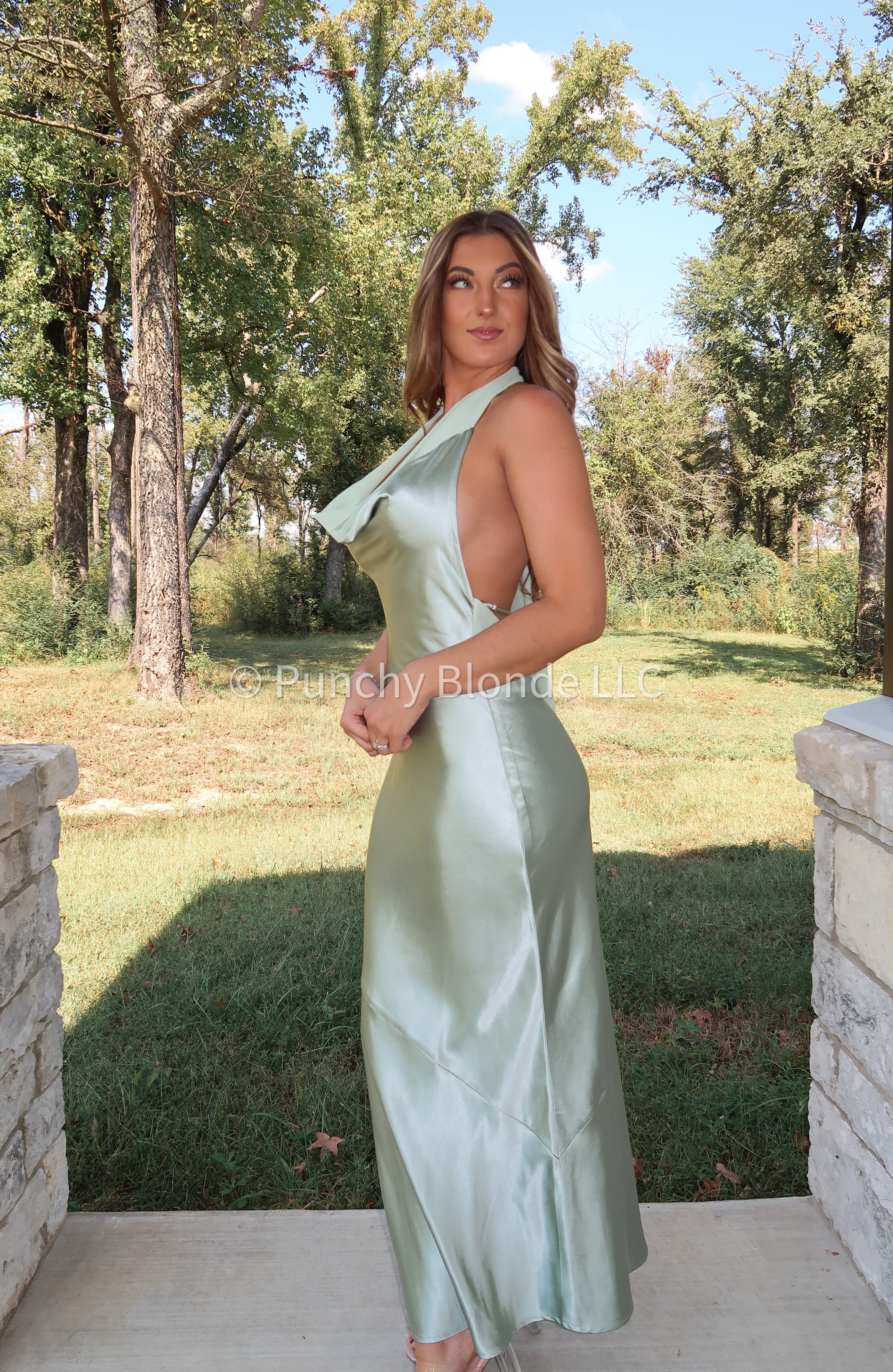 Serenity Sage Maxi Dress