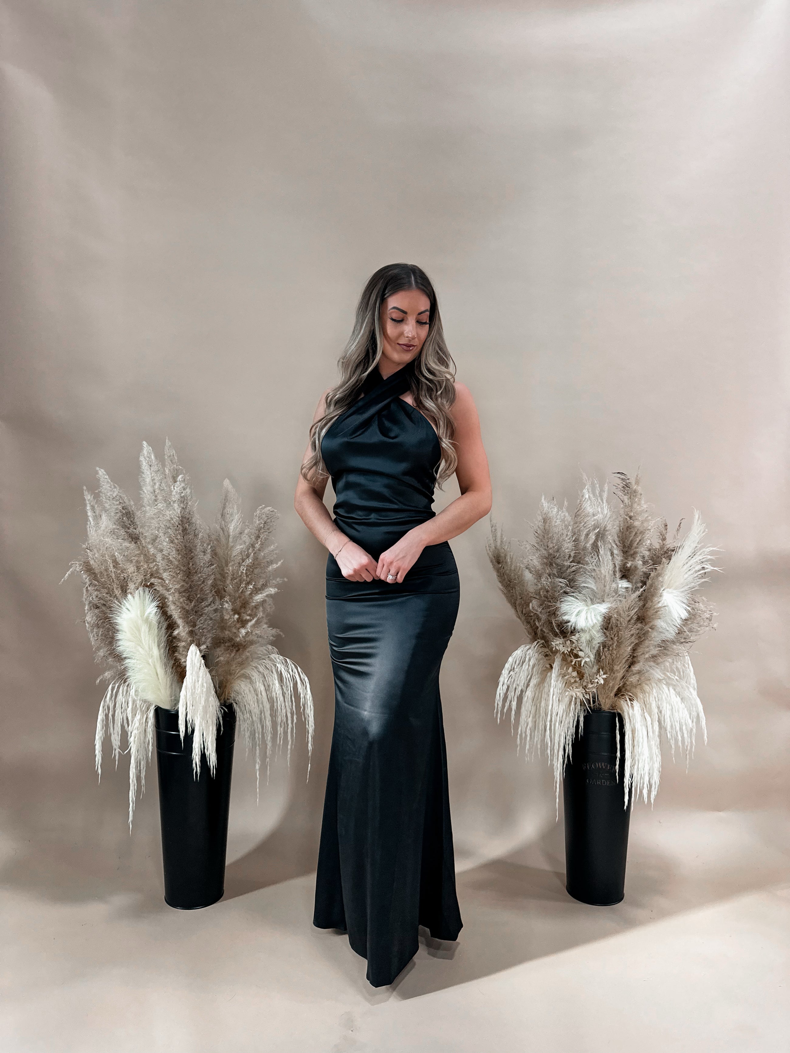 Cherish The Thought Maxi Dress Midnight Silk