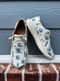 Women’s Hilo Sendero Cream Nueces Cactus Print Shoes