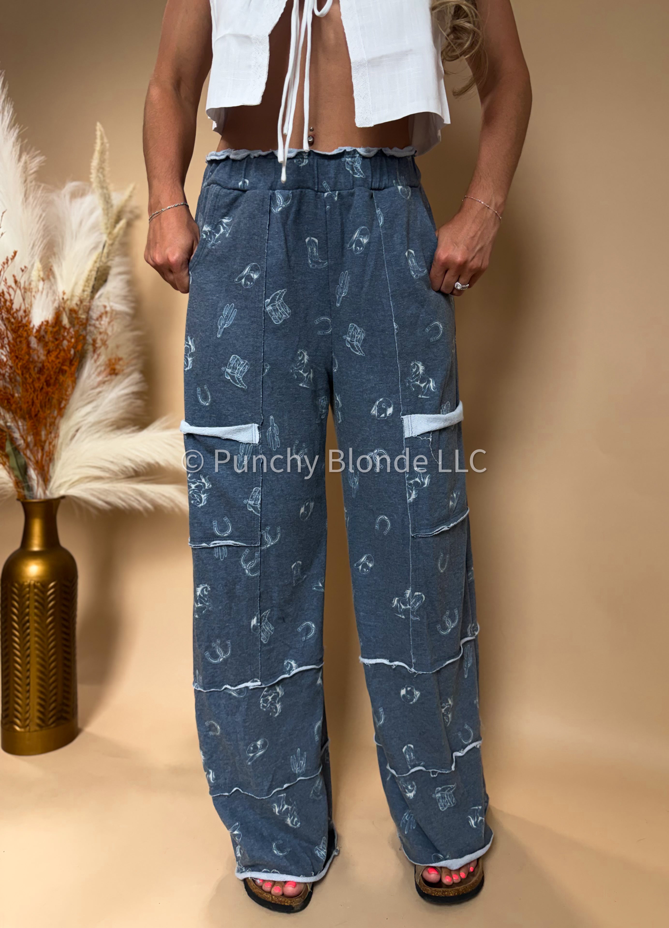 Comfy Cowgirl Cargo Pants