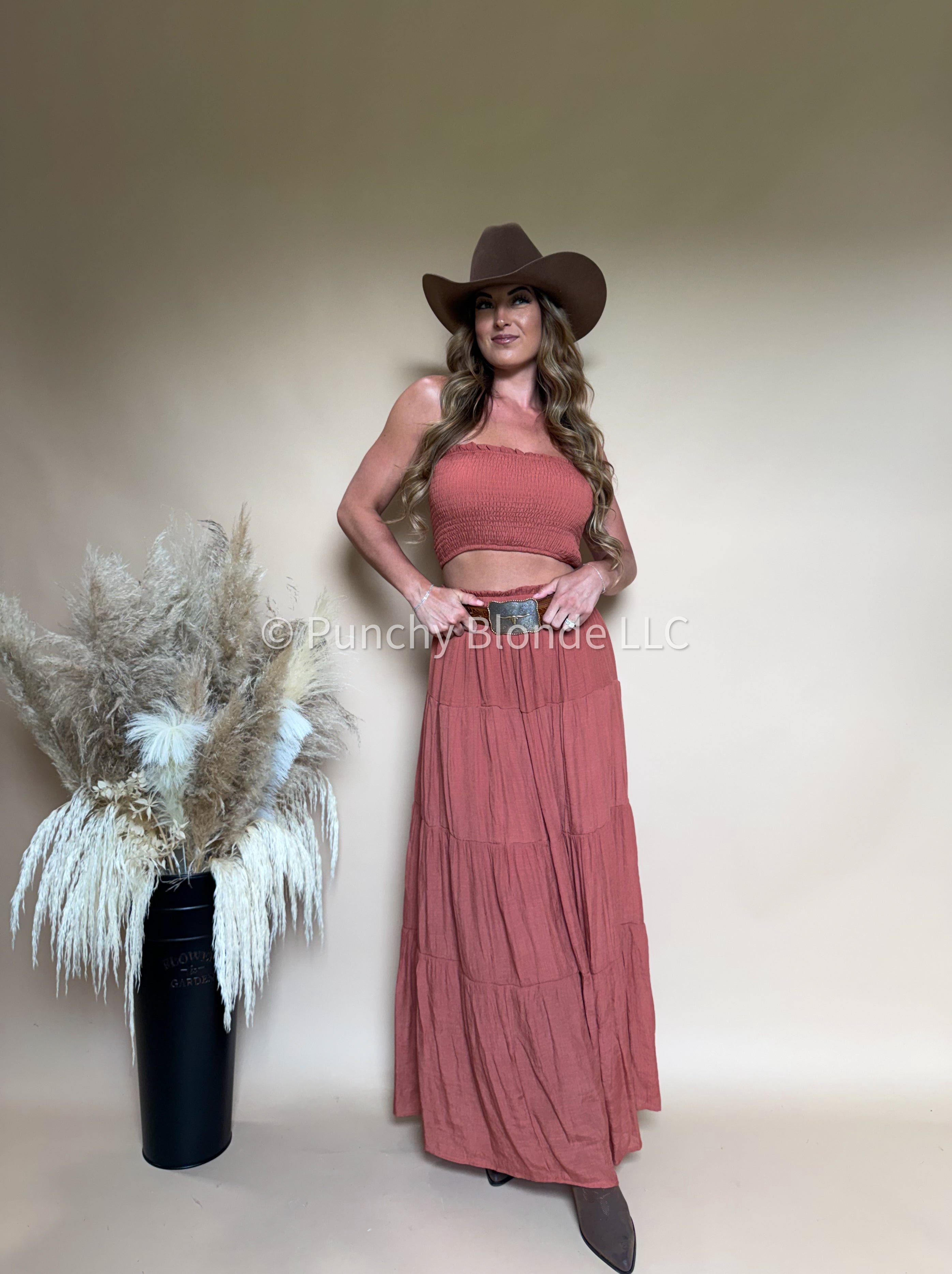 Rusty Spur Two Piece Skirt Set