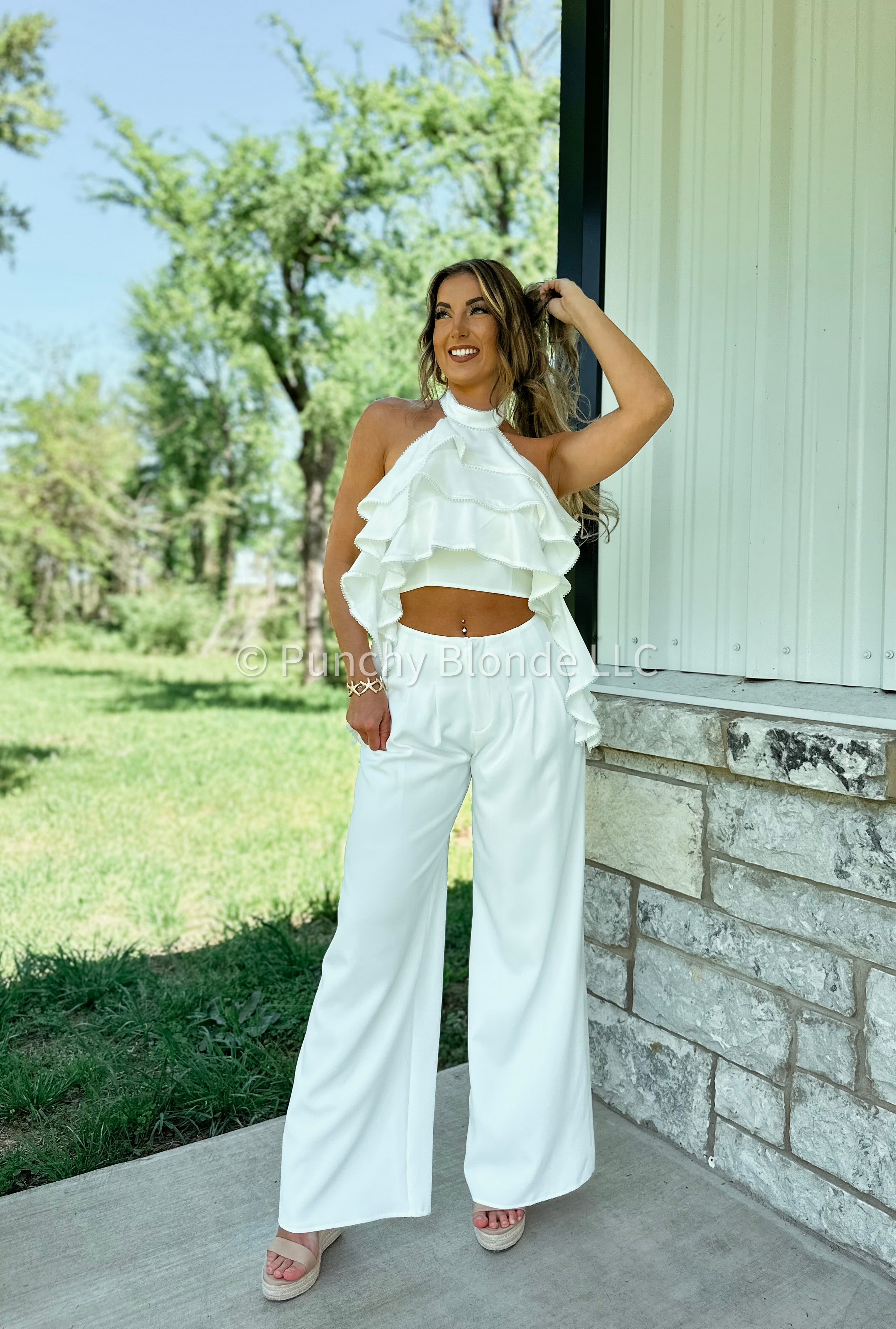 Sea Of Pearls Two Piece Set