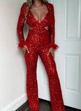 Queen Of Sequins Jumpsuit