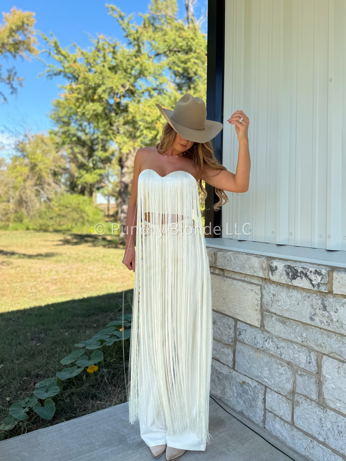 Iconic Blonde Two Piece Set