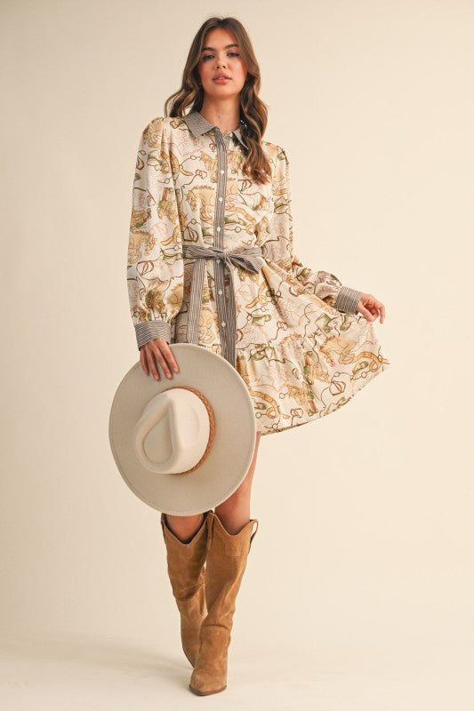 Saddle Up Mini Dress