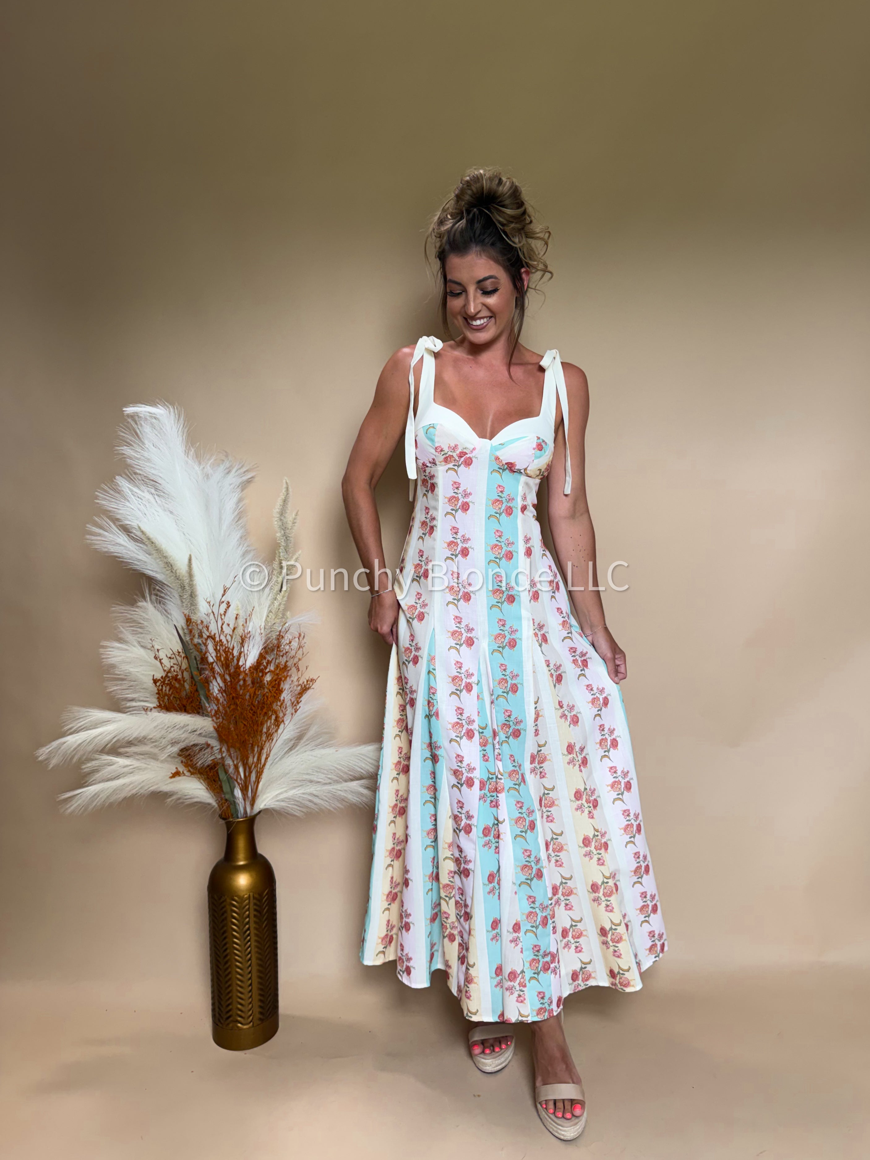 Romantic Garden Floral Dress