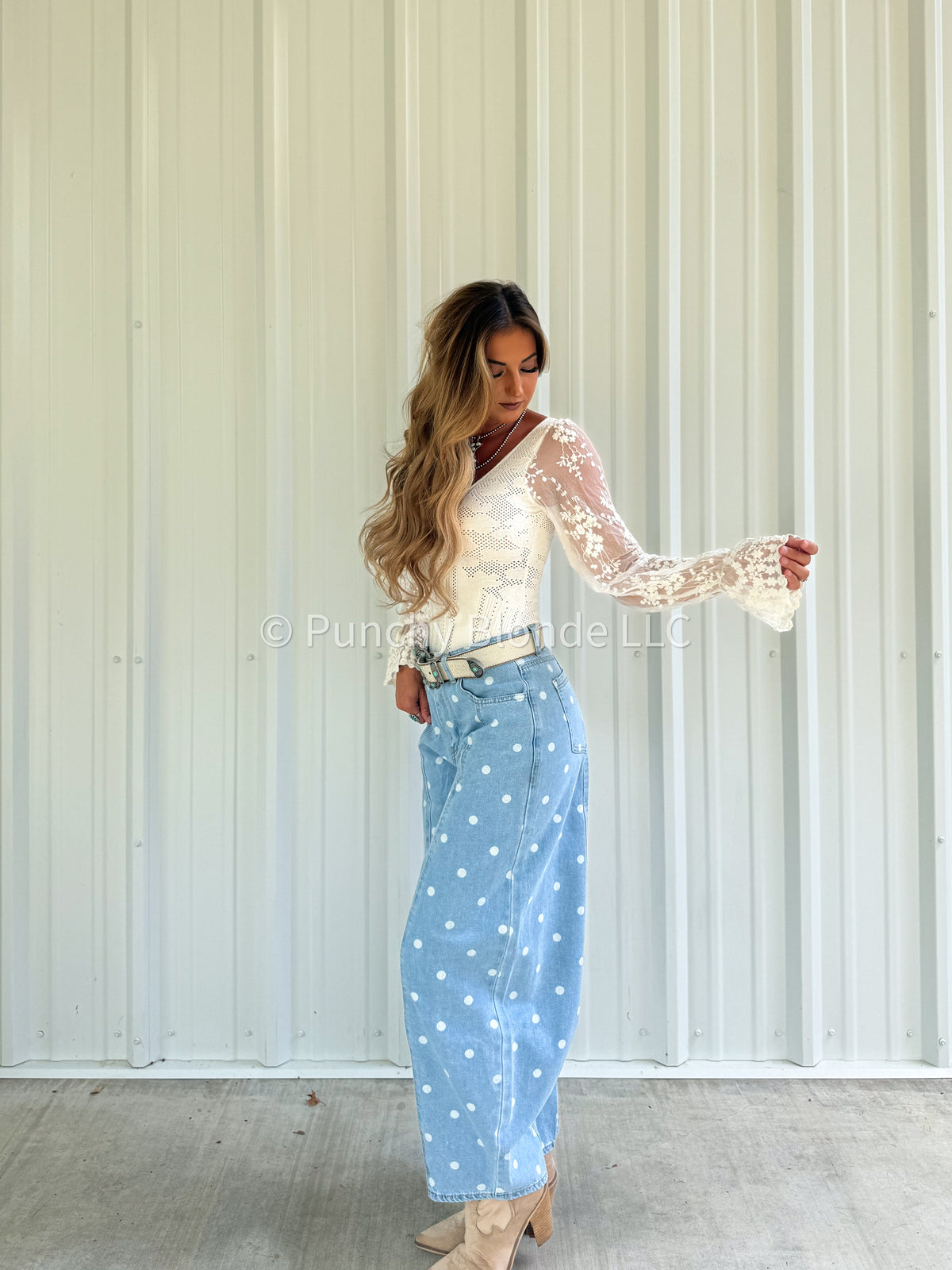 Petal & Puff Cream Bodysuit