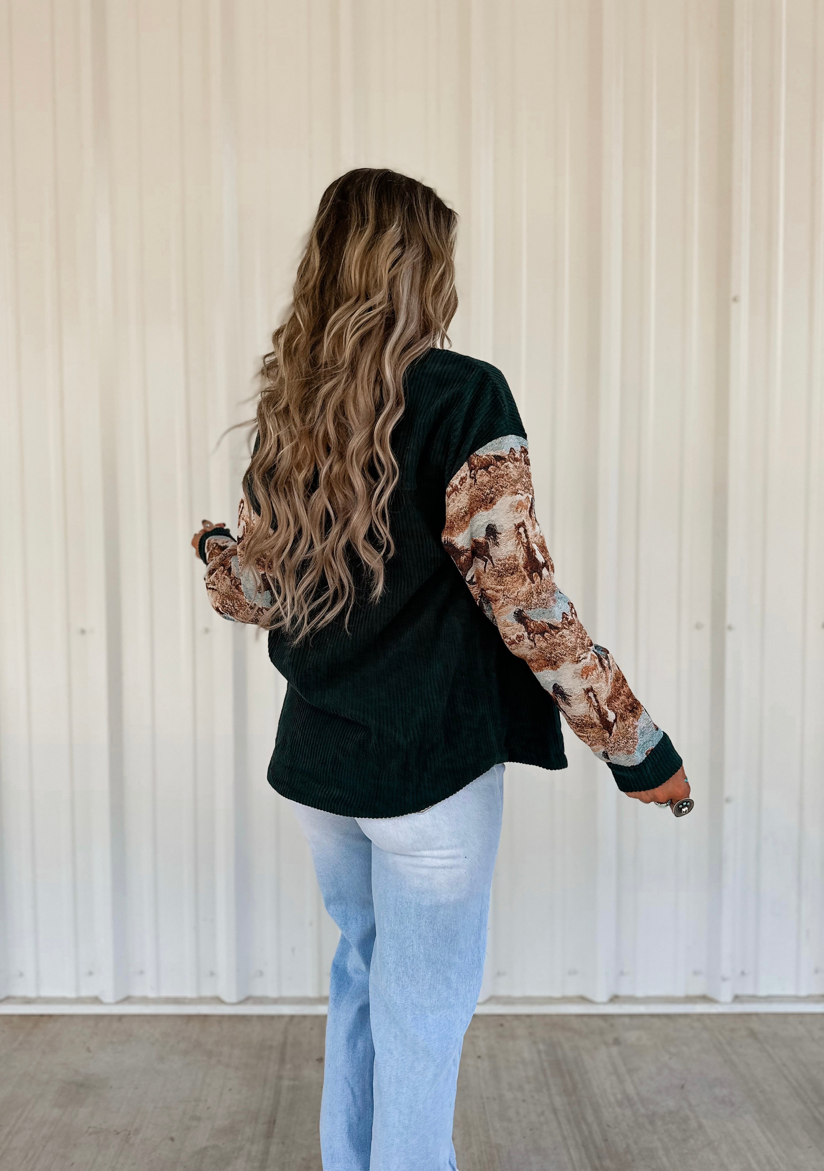 Wild Horses Corduroy Jacket