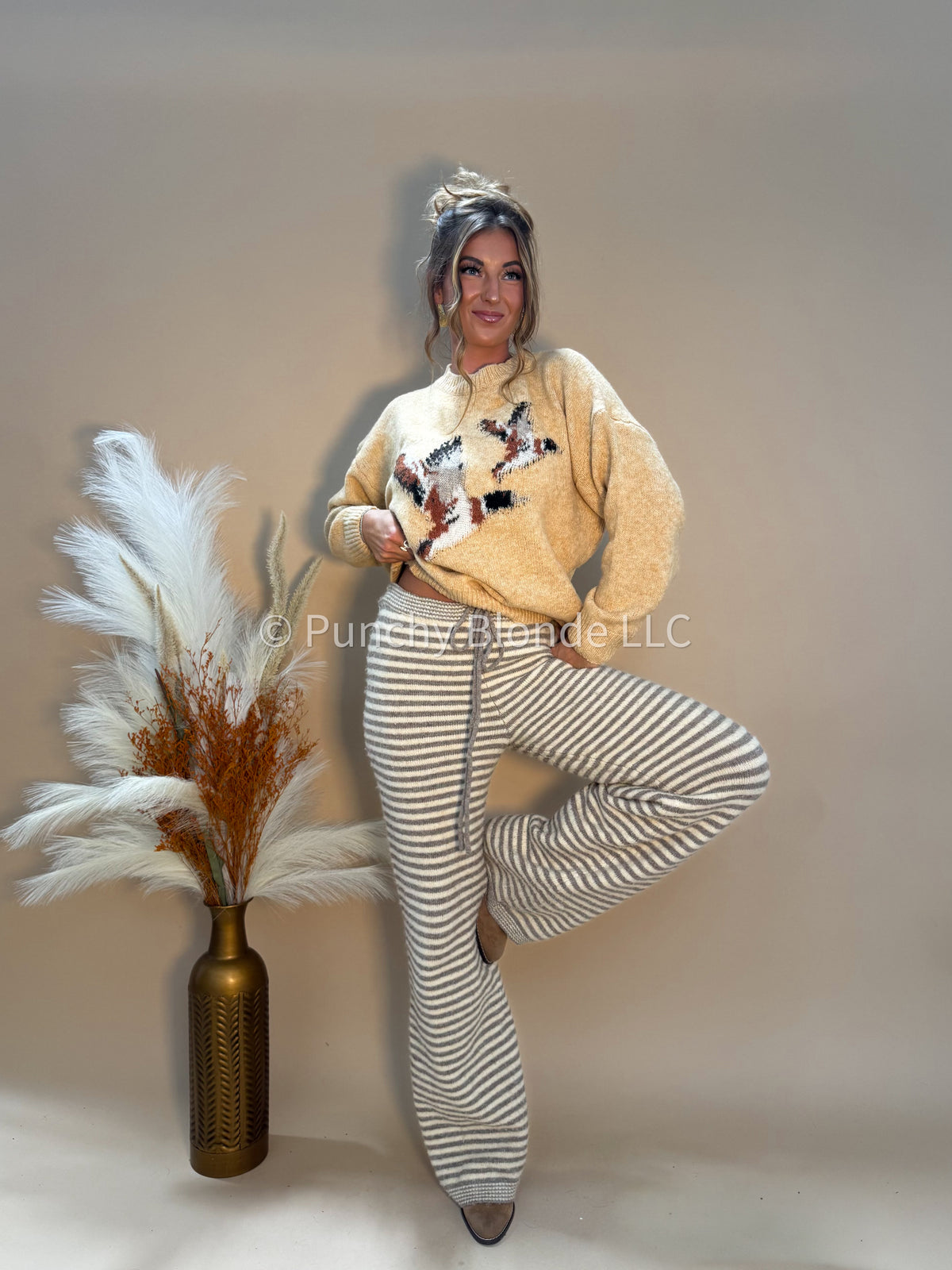 Front Porch Stripe Knit Pants
