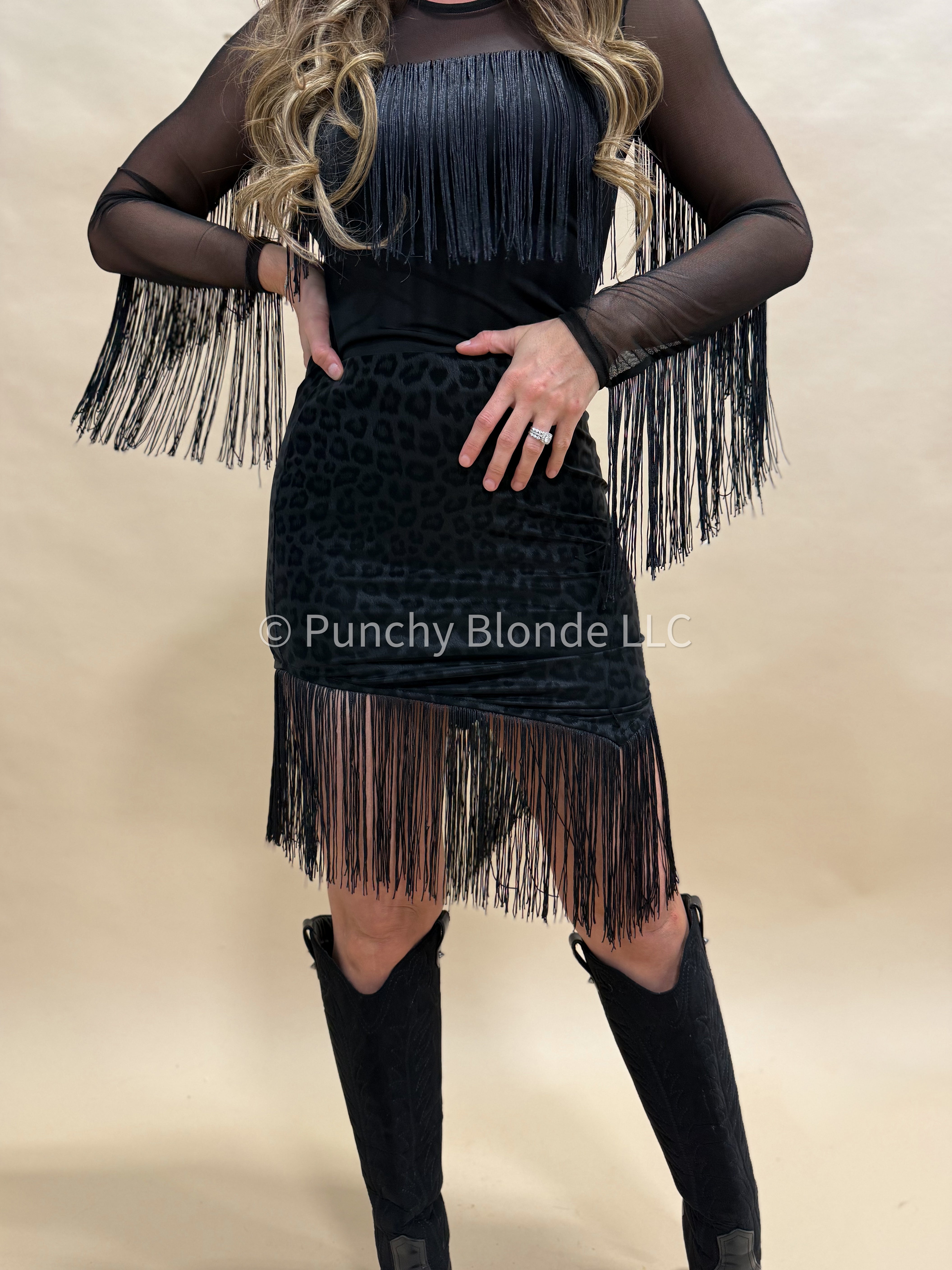 Wild Thing Fringe Skirt