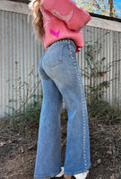 Punchy Pearl Denim Jeans