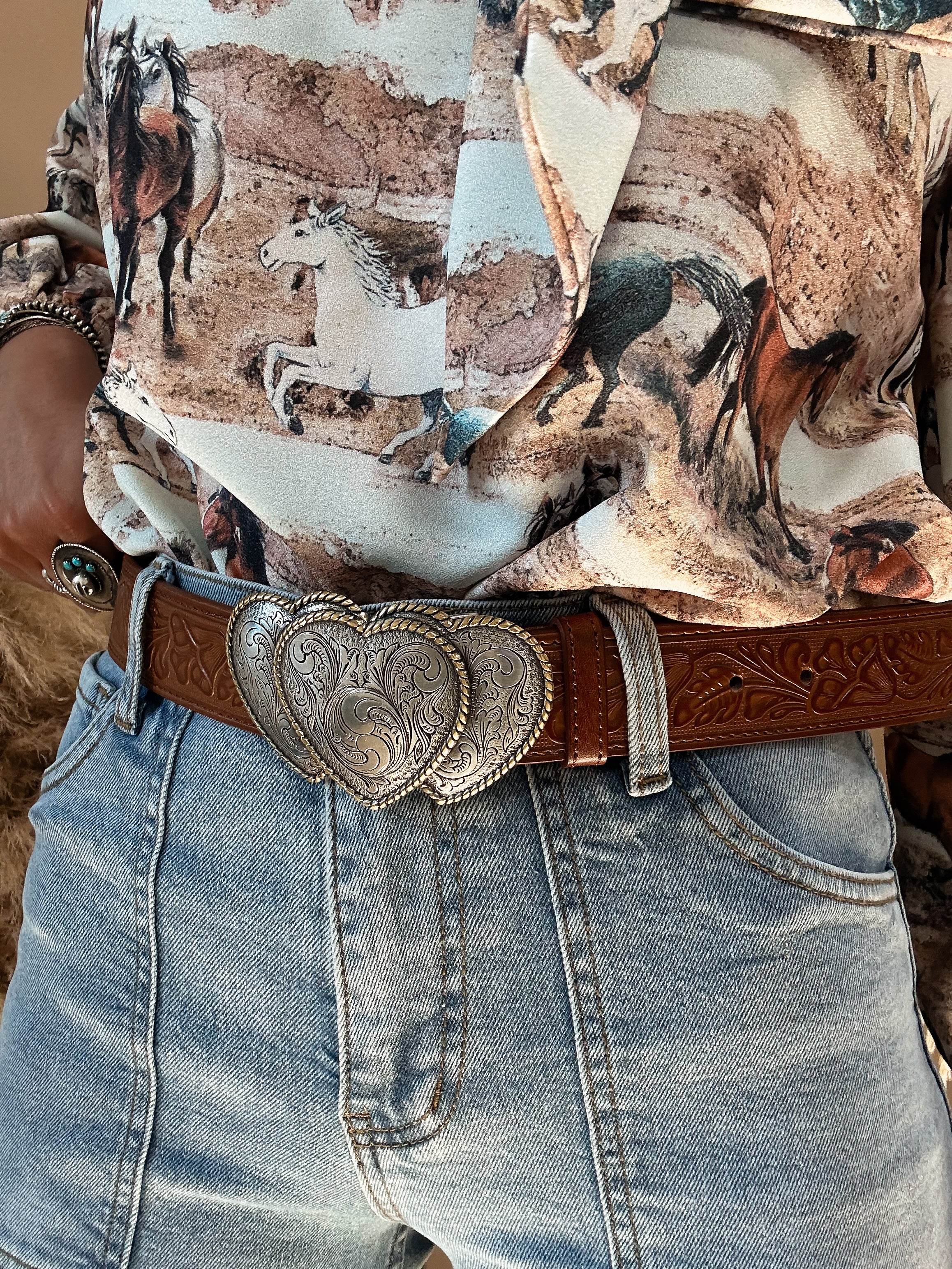 Wild Heart Leather Belt