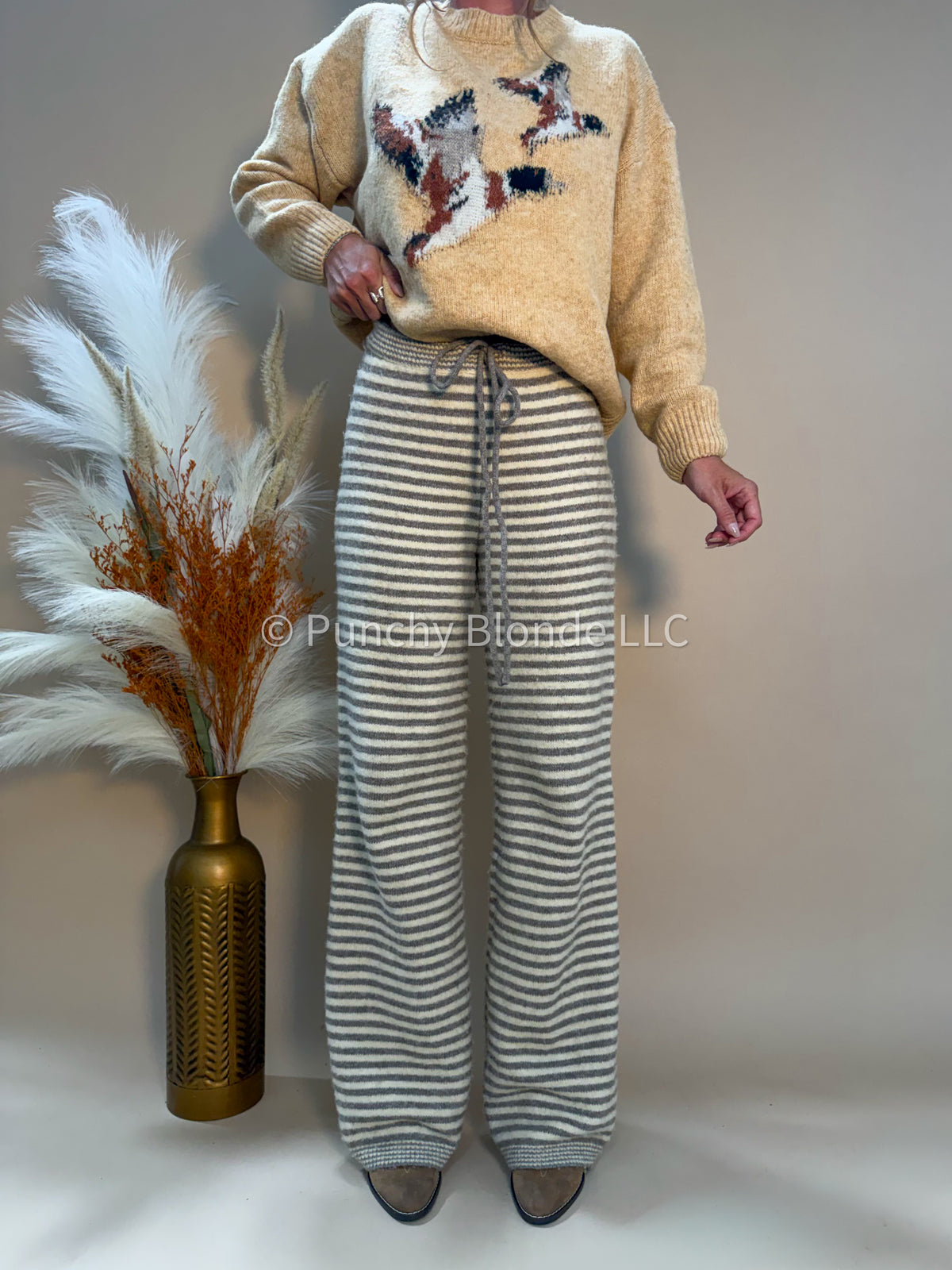Front Porch Stripe Knit Pants