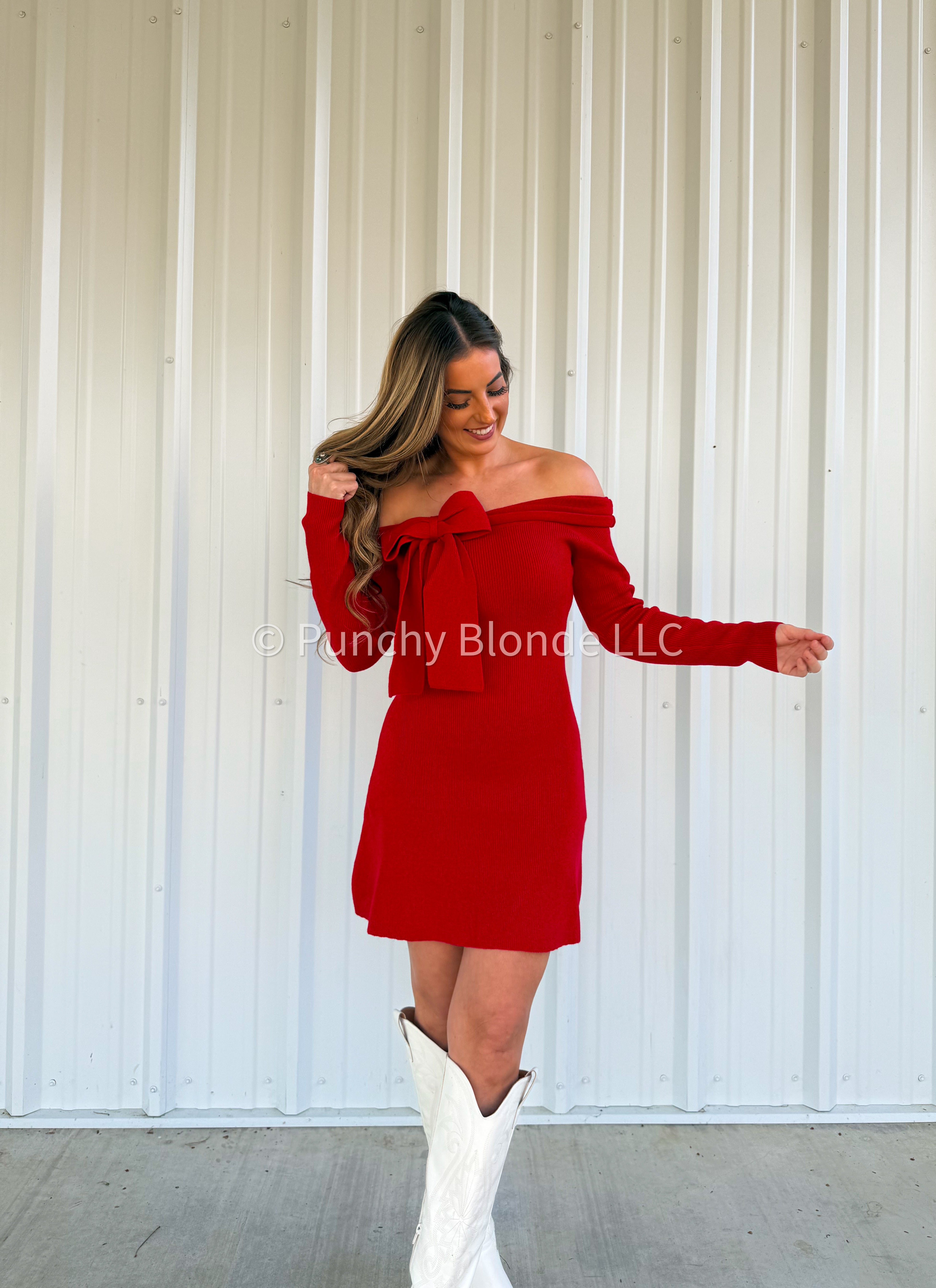 Falling For You Sweater Dress
