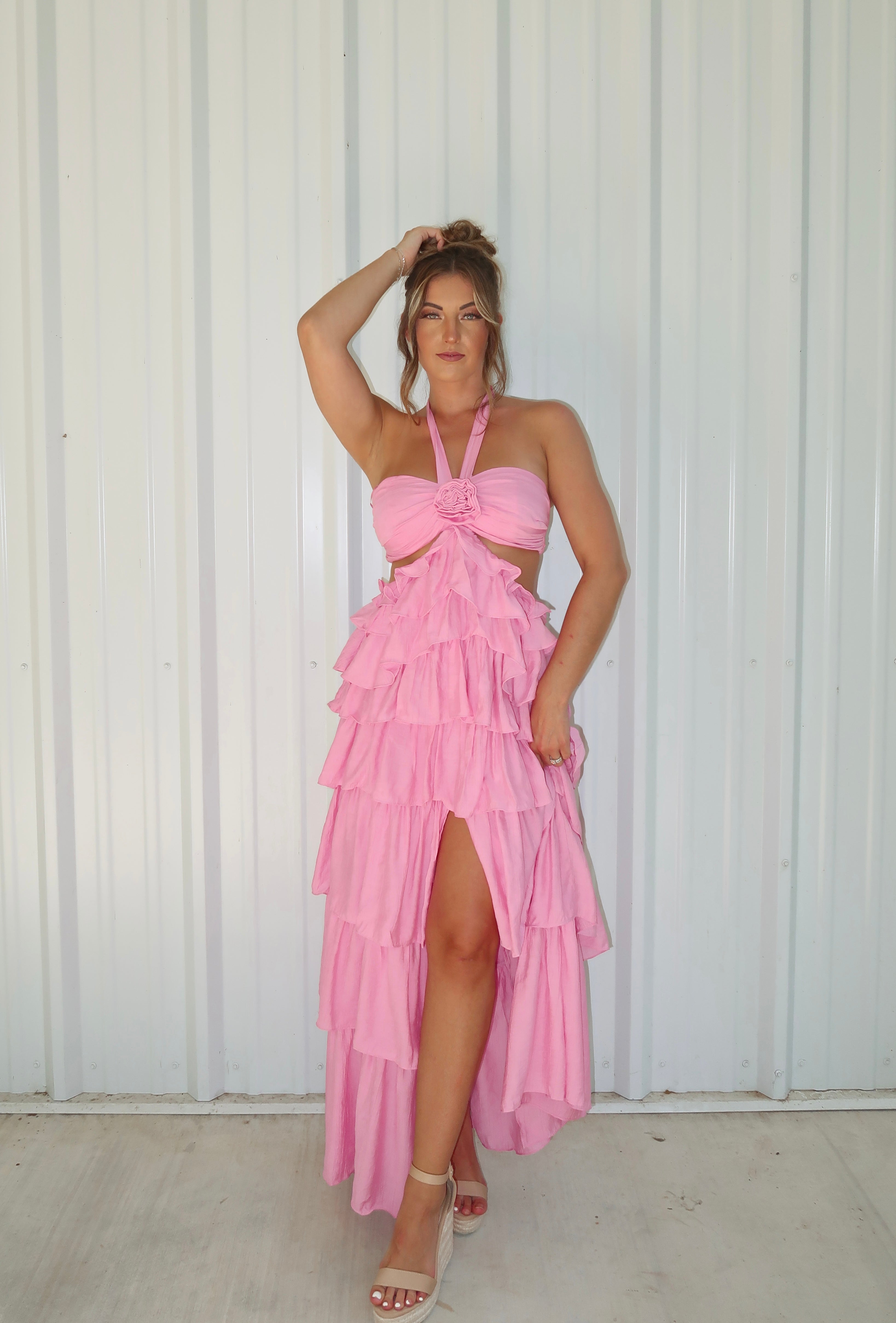 Sweet Pink Maxi Dress