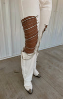 Bring The Bling White Denim Jeans
