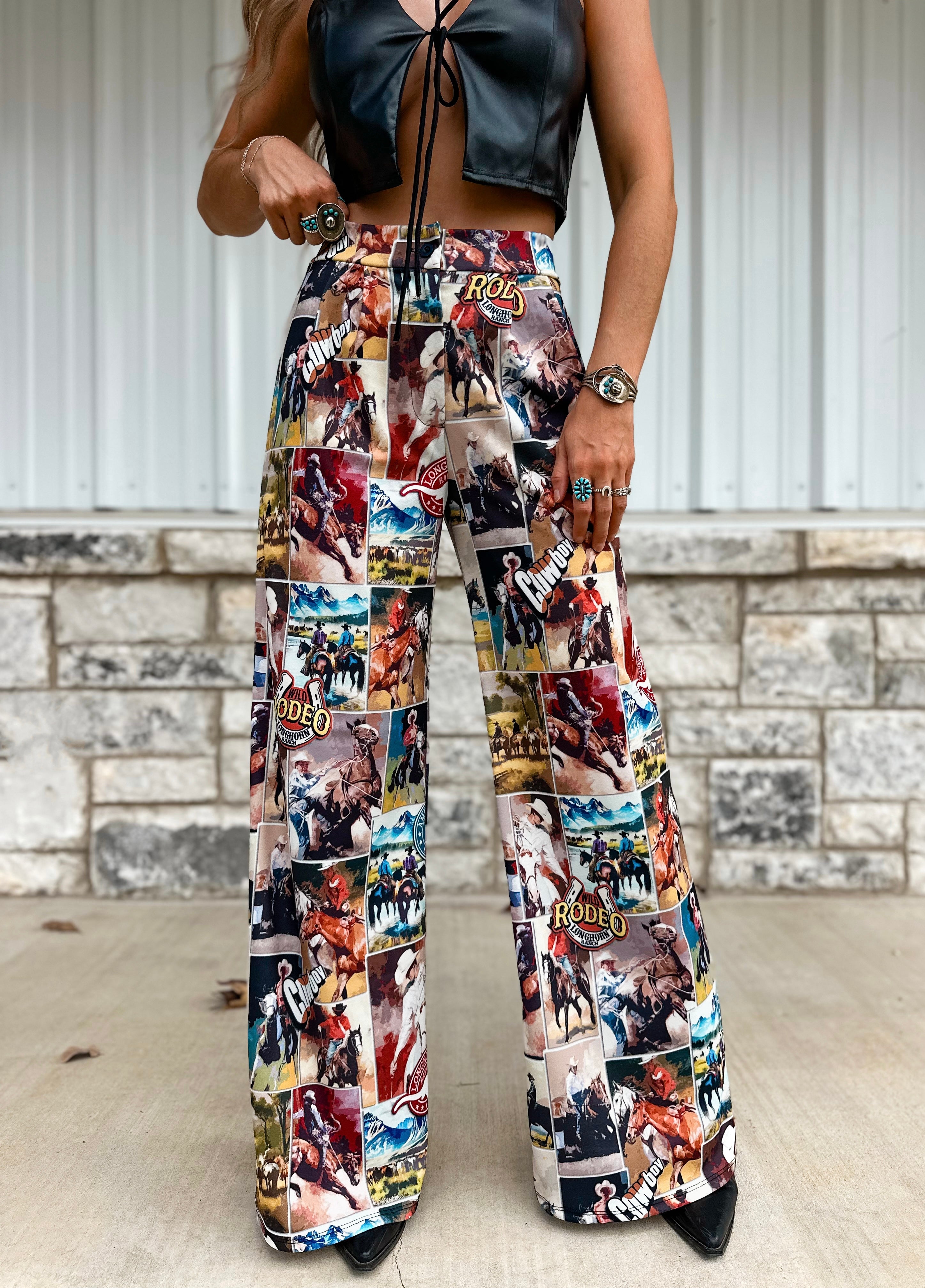 Rodeo Rebel Wide Leg Pants