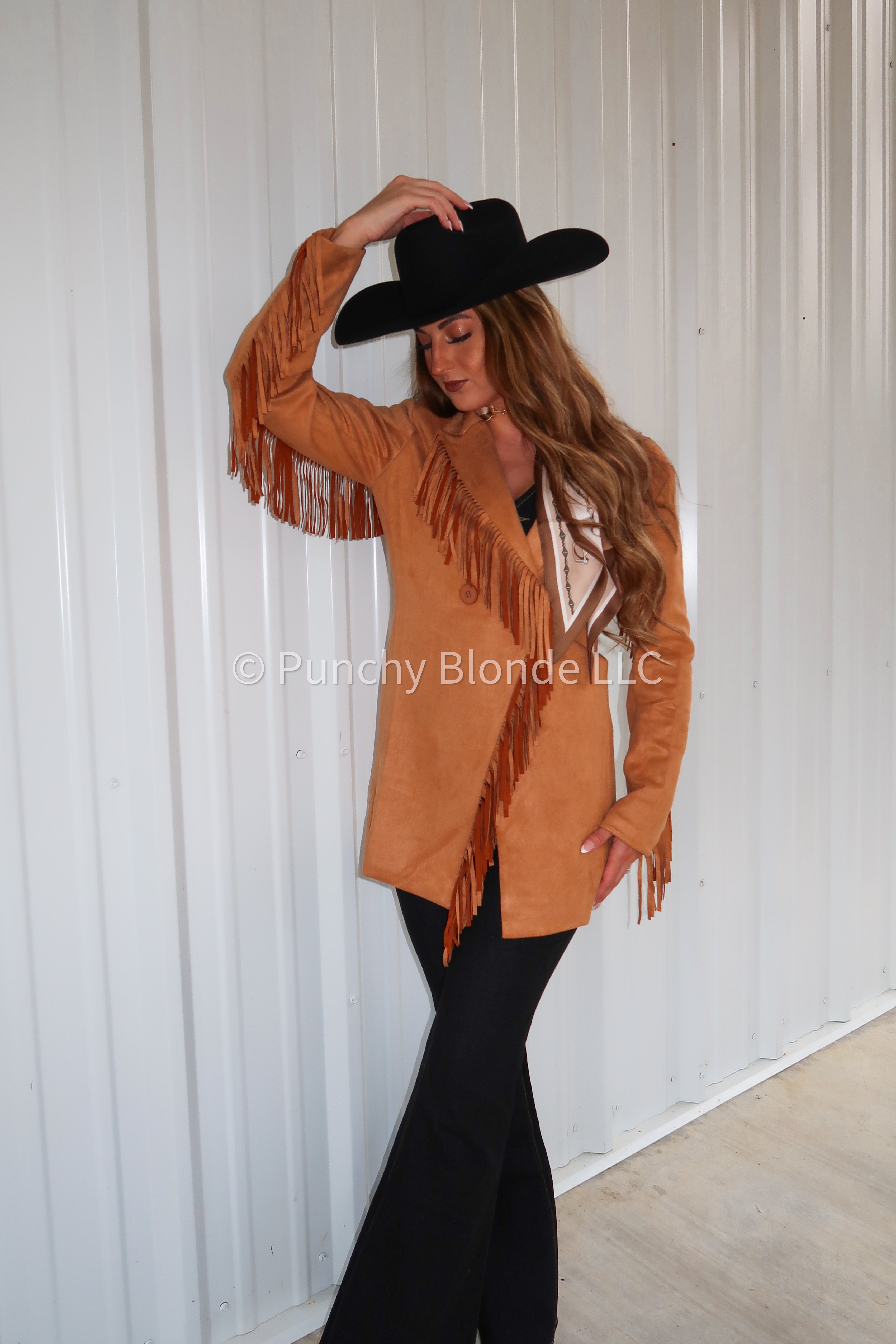 Sahara Fringe Blazer