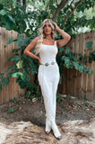 Basic White Maxi Dress