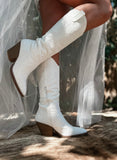 Wedding Day Pearl Cowgirl Boots