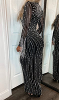 All Eyes On Me Rhinestone Dress