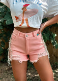 Raised On Dolly Fringe Shorts