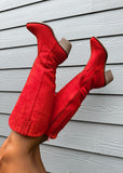 Fireball Rhinestone Cowgirl Boots