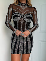 Untamed Rhinestone Dress