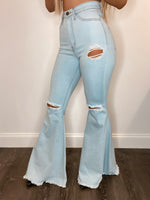 Light Stone Punchy Denim Bells