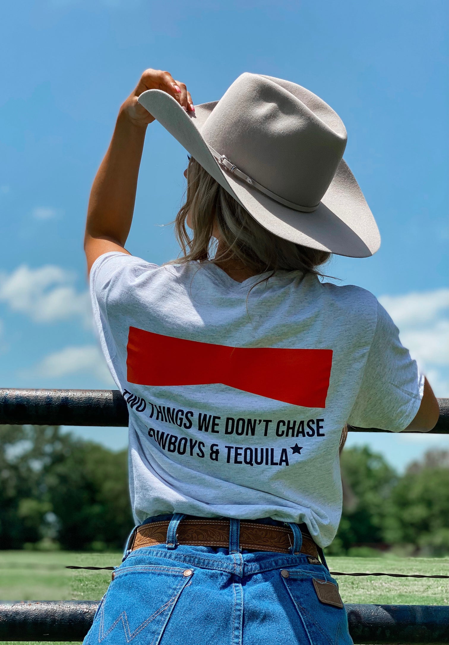 Cowboys & Tequila Ash Tee Punchy Blonde LLC