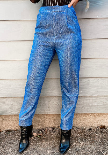 Rocky Blue Shimmer Trousers