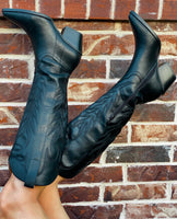 Wild West Black Cowgirl Boots